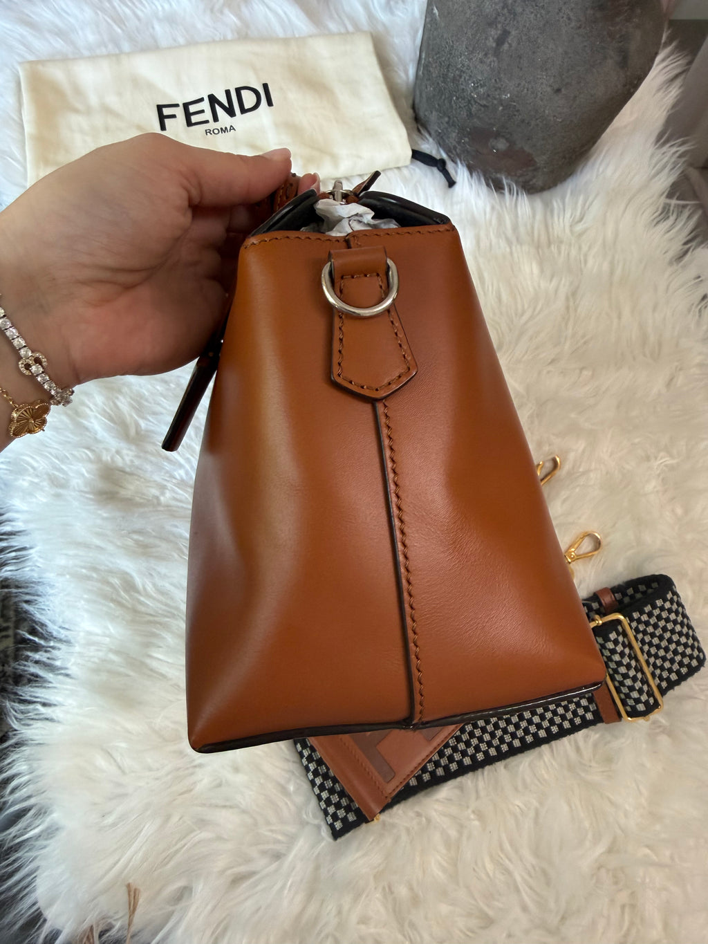 FENDI BY THE WAY BAG LEATHER BAG