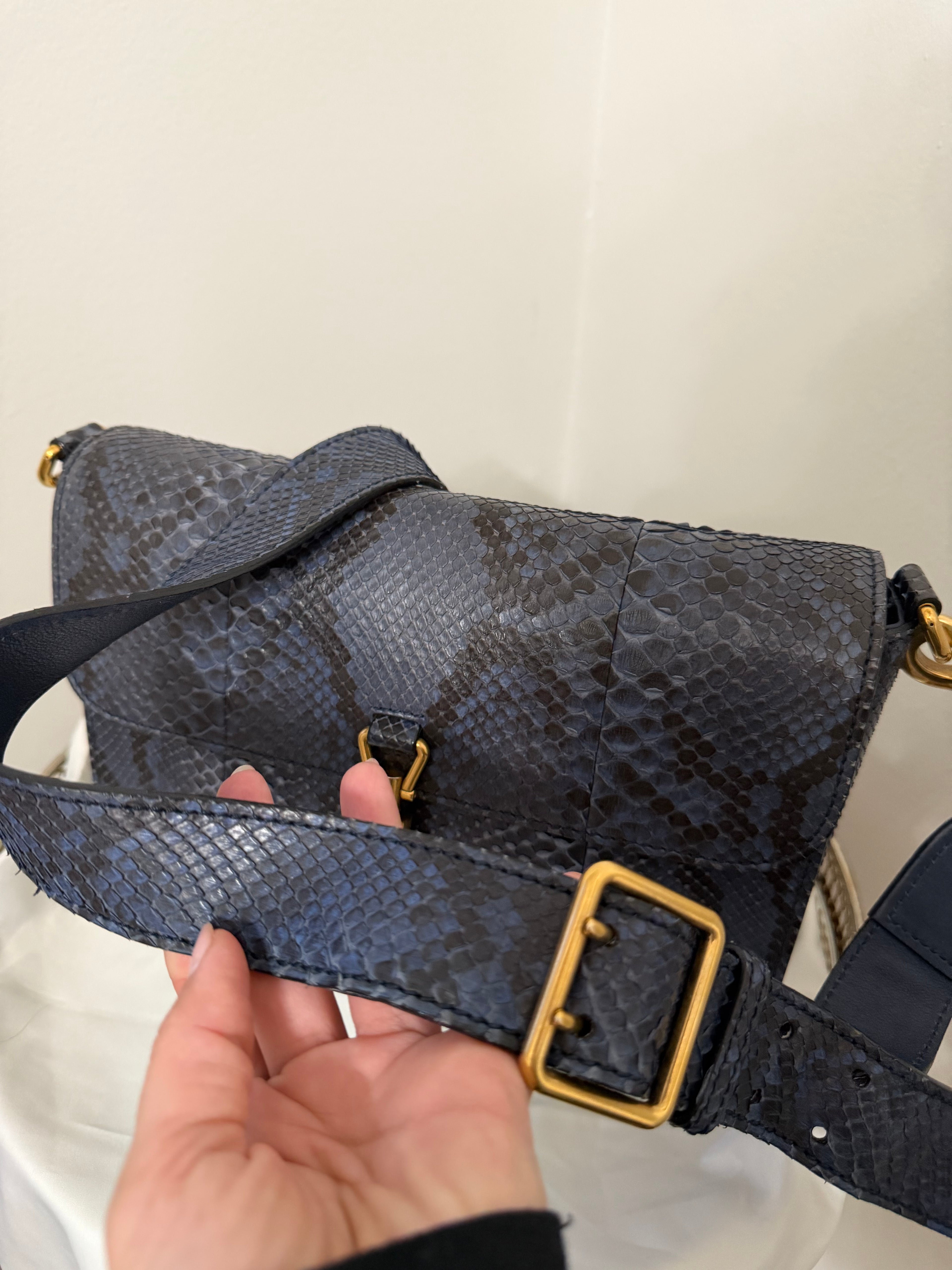 Gucci JACKIE PYTHON MEDIUM BAG