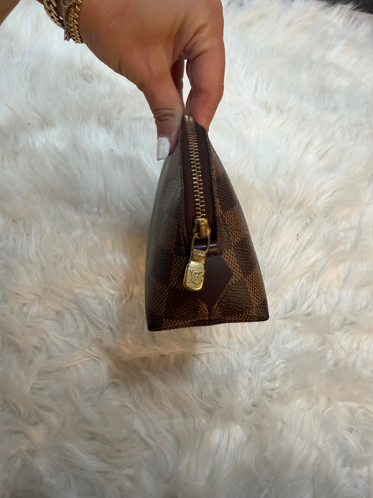LOUIS VUITTON DAMIER EBENE COSMETIC POUCH