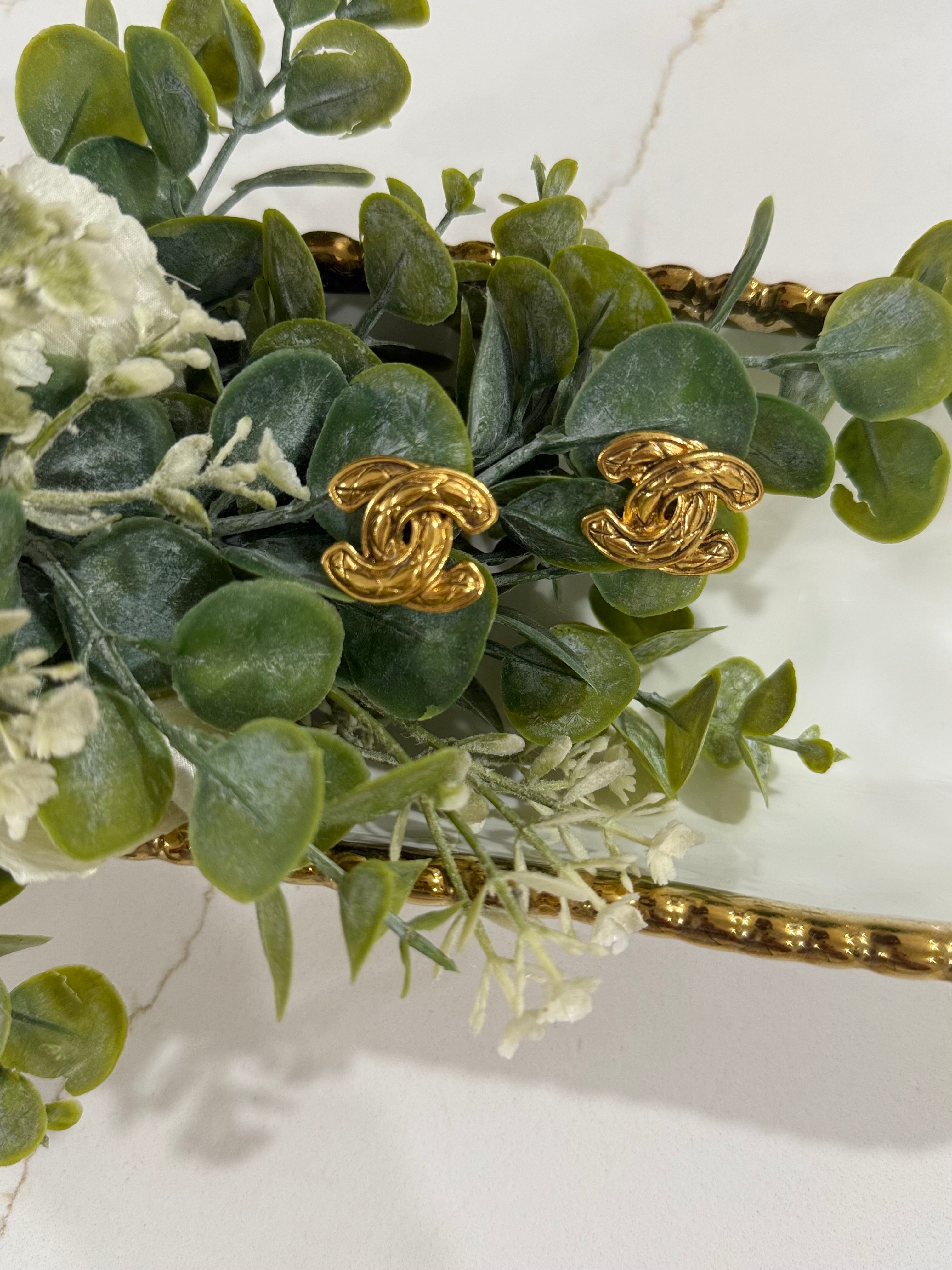 VINTAGE CHANEL METALLESE COCO BRAIDED 1994 collection - STAMPED
