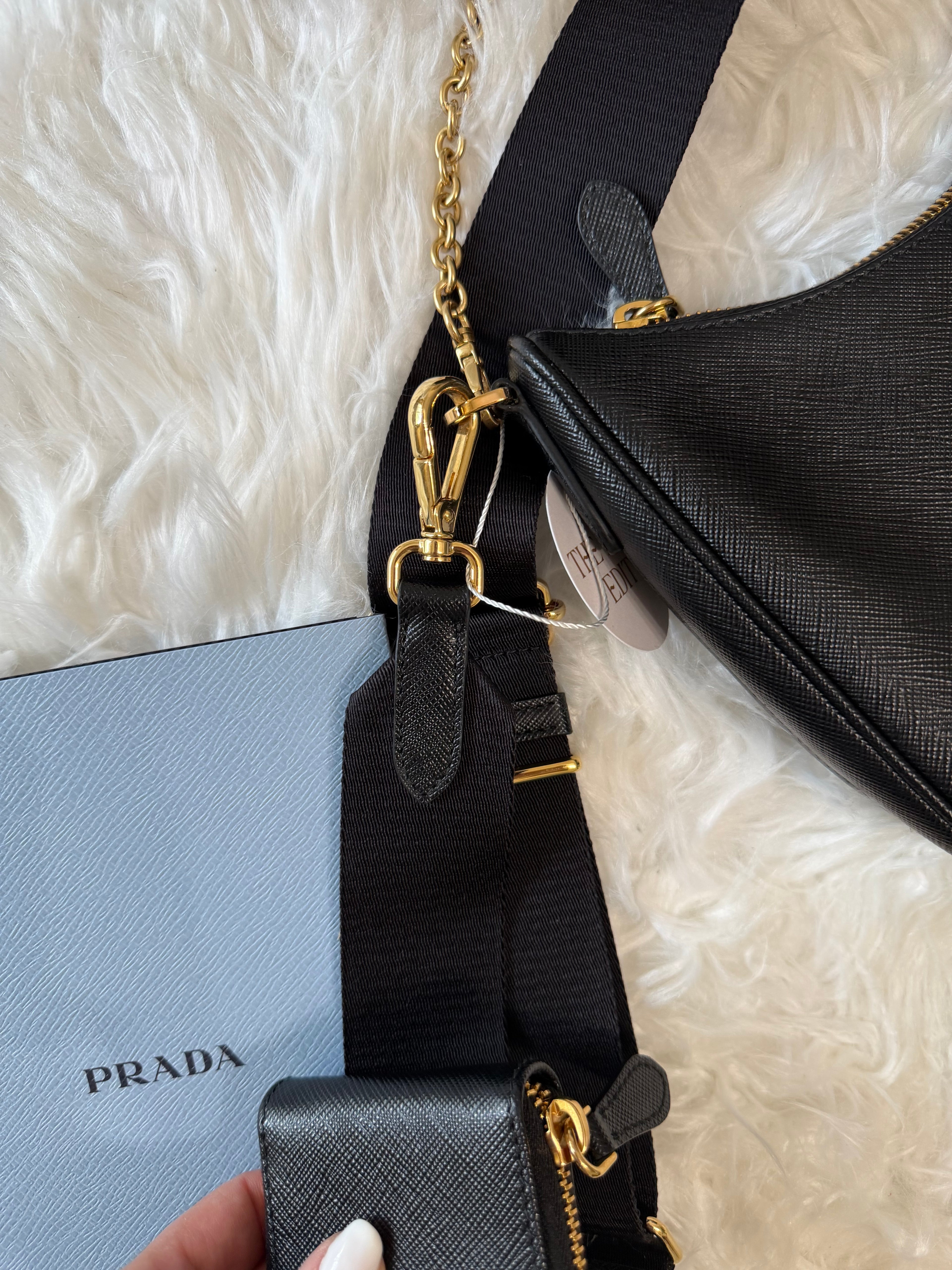 PRADA RE-EDITION SAFFIANO LEATHER BAG