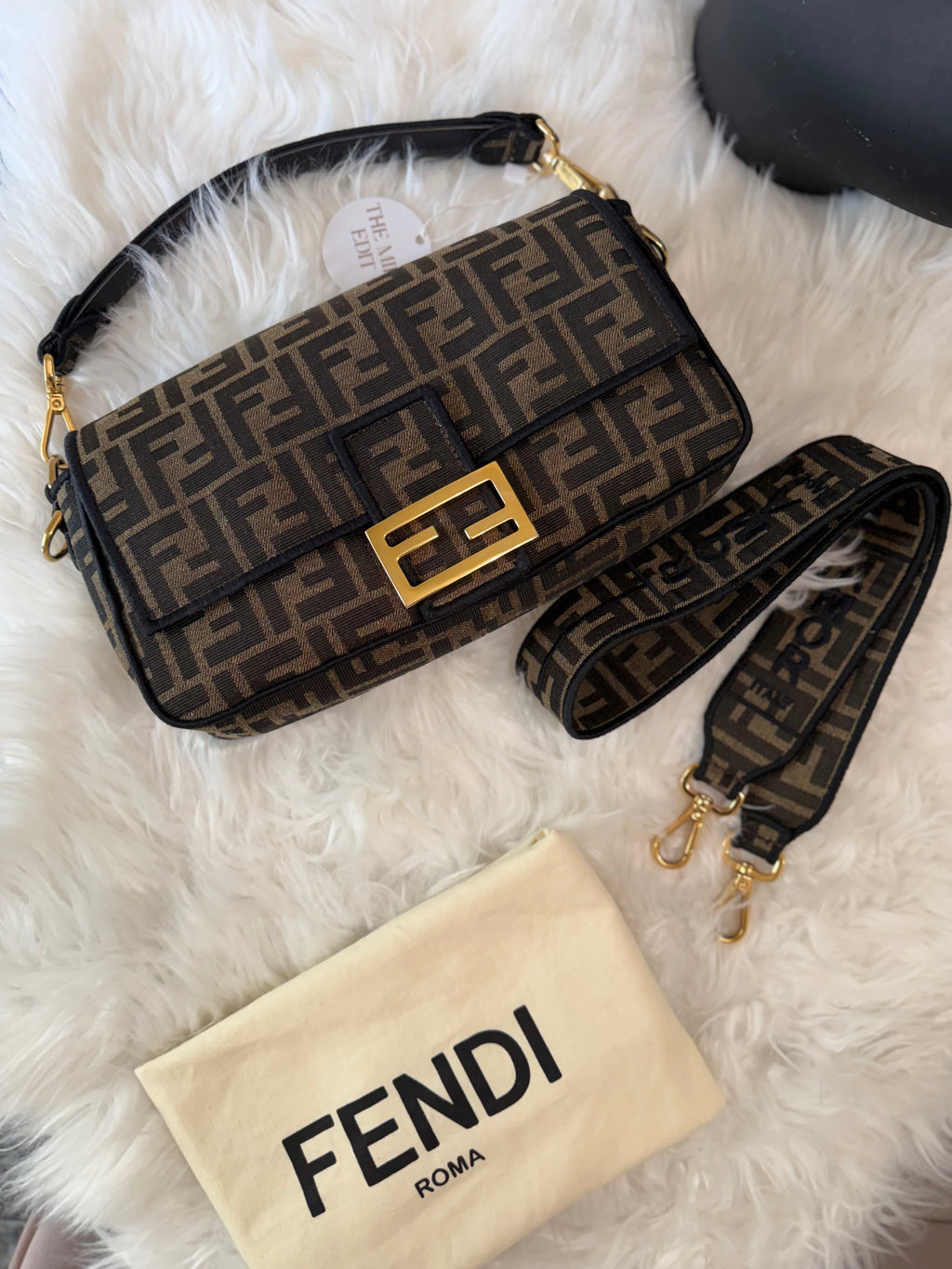 FENDI ZUCCA BAGUETTE NM BAG