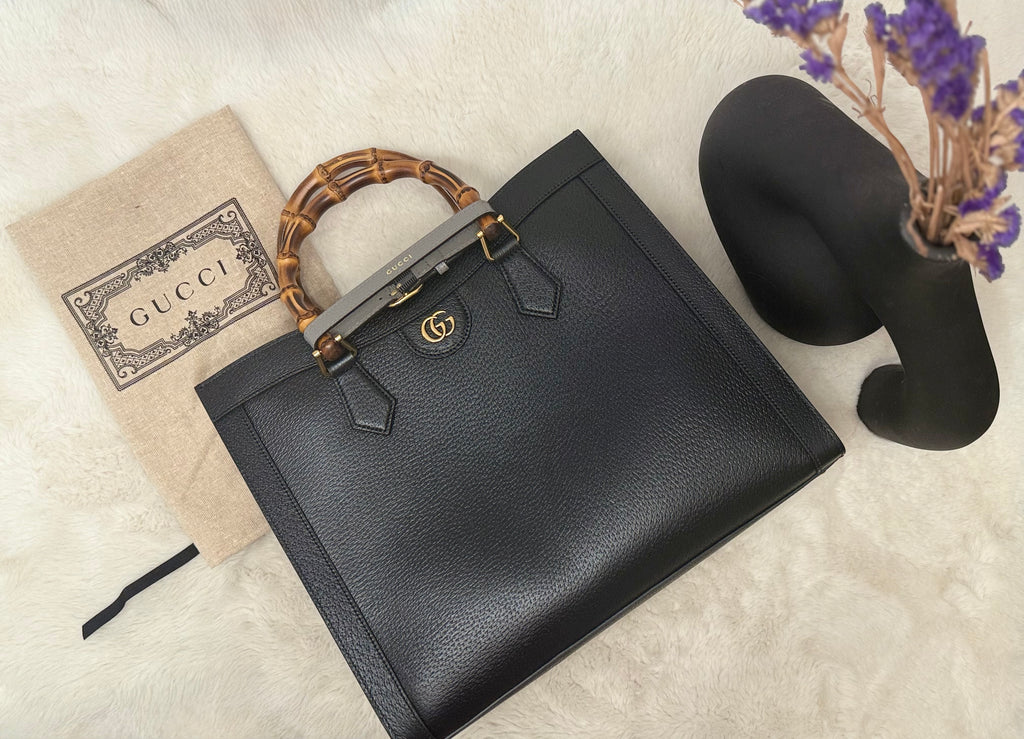 Gucci Diana Bamboo Large Tote Bag