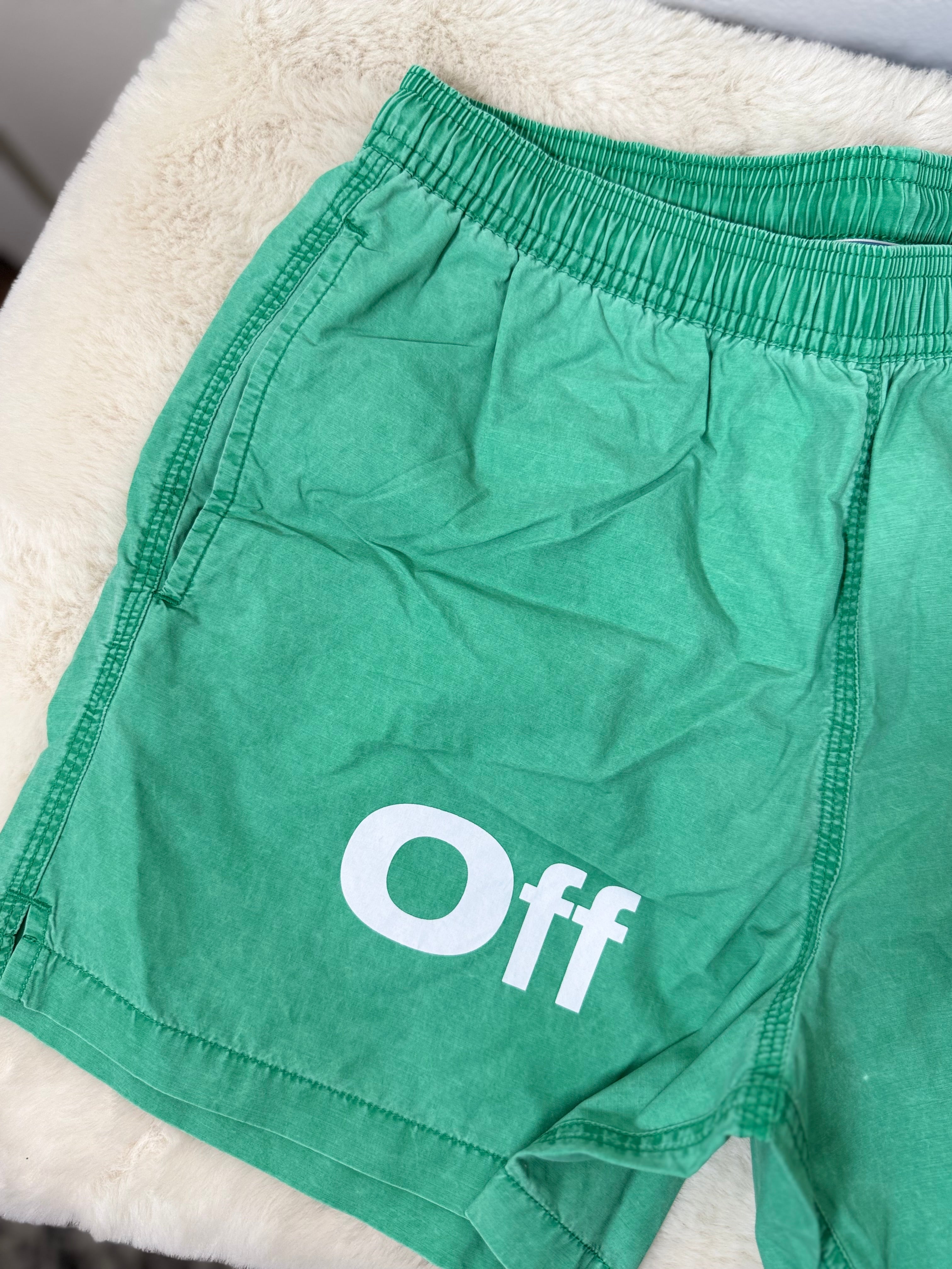 OFF-WHITE Mens classics industrial swimming shorts