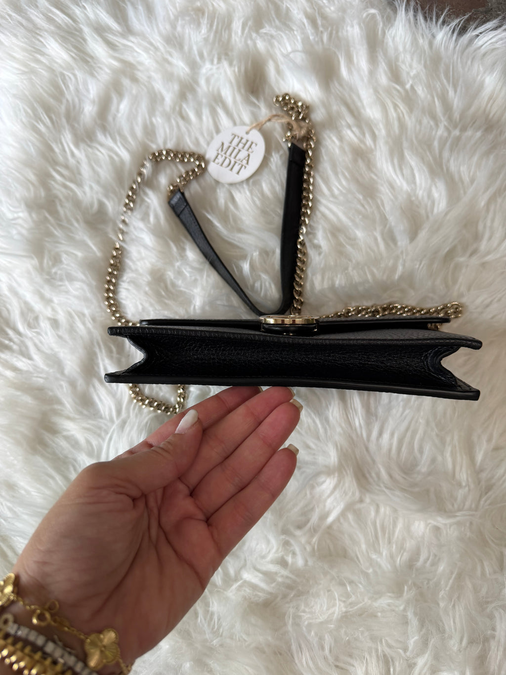 GUCCI INTERLOCKING G WALLET ON CHAIN