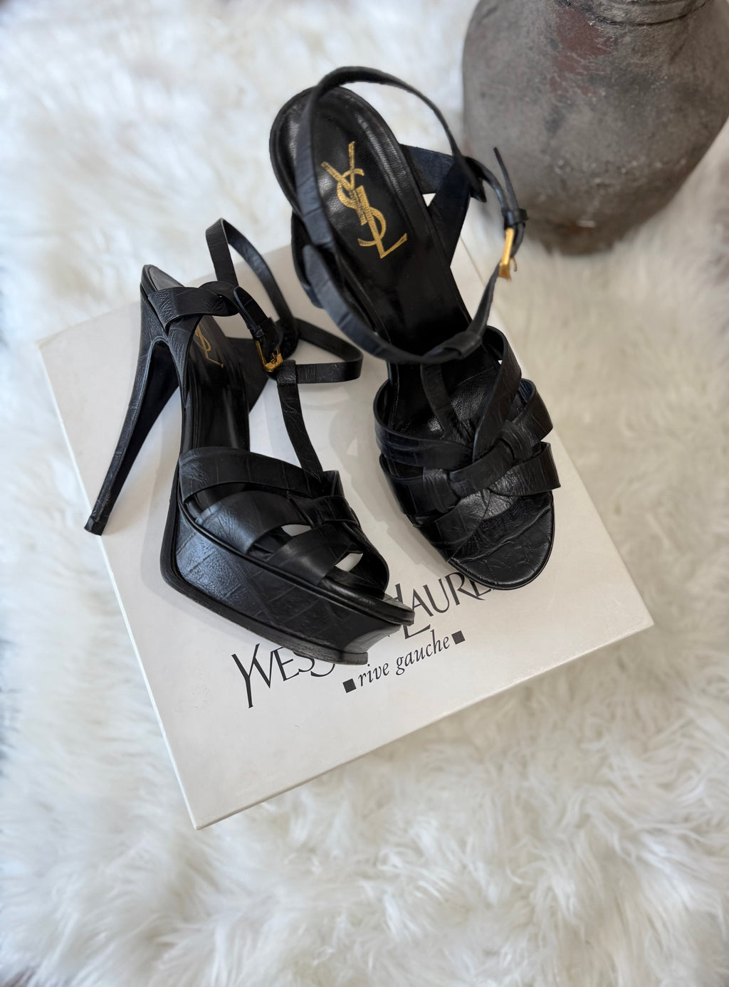 Saint Laurent Gorgeous YSL Tribute Platform