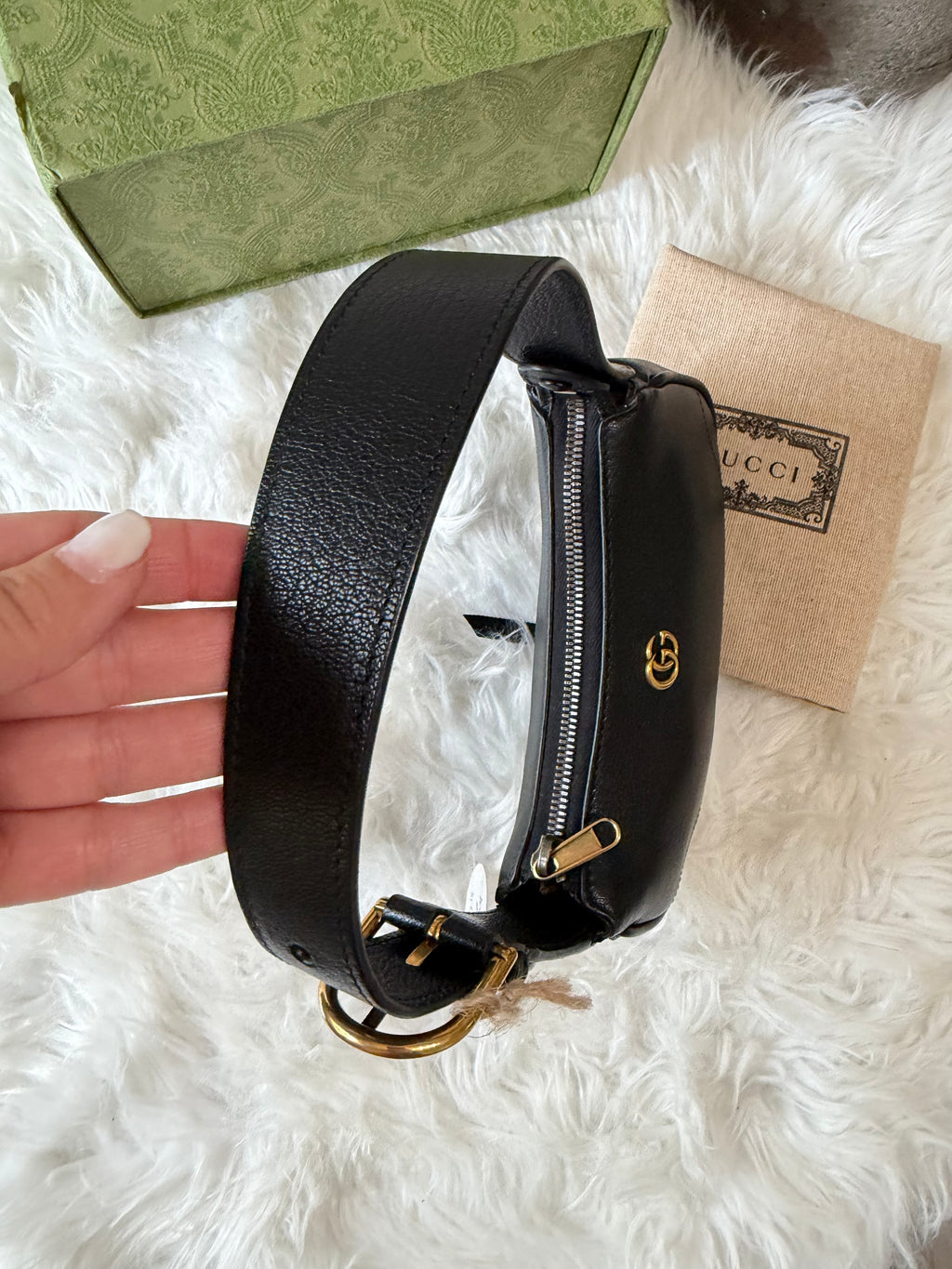 GUCCI APHRODITE SHOULDER MINI LEATHER BAG