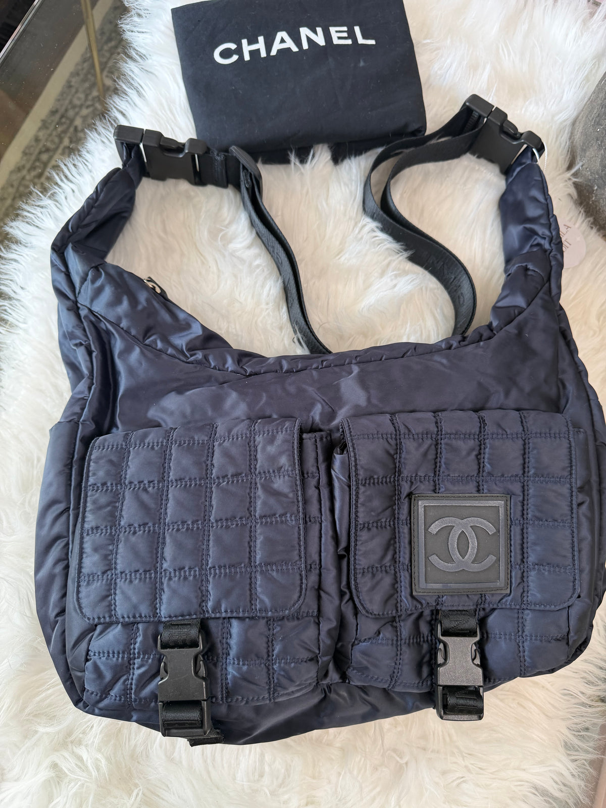 Authentic Preloved CHANEL SPORT NYLON MESSENGER BAG