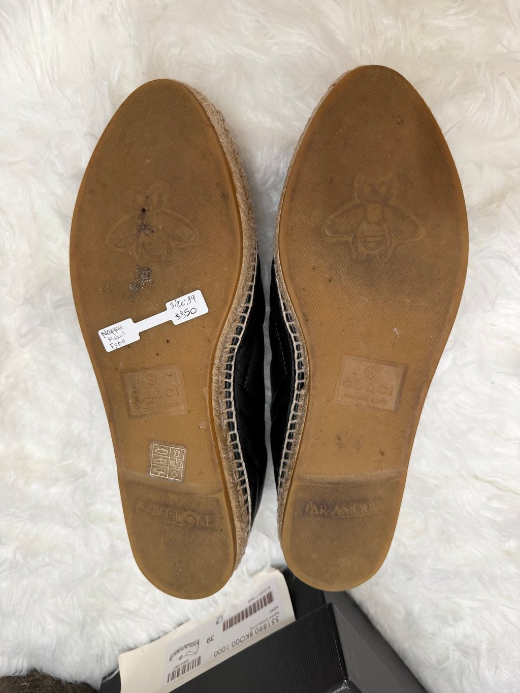 GUCCI Nappa Charlotte Mules