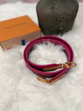 LOUIS VUITTON CLUNY BB BICOLOR CALFSKIN LEATHER SHOULDER STRAP