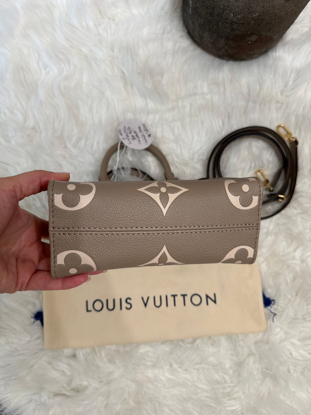 LOUIS VUITTON GIANT FELICIE ON THE GO BB BAG