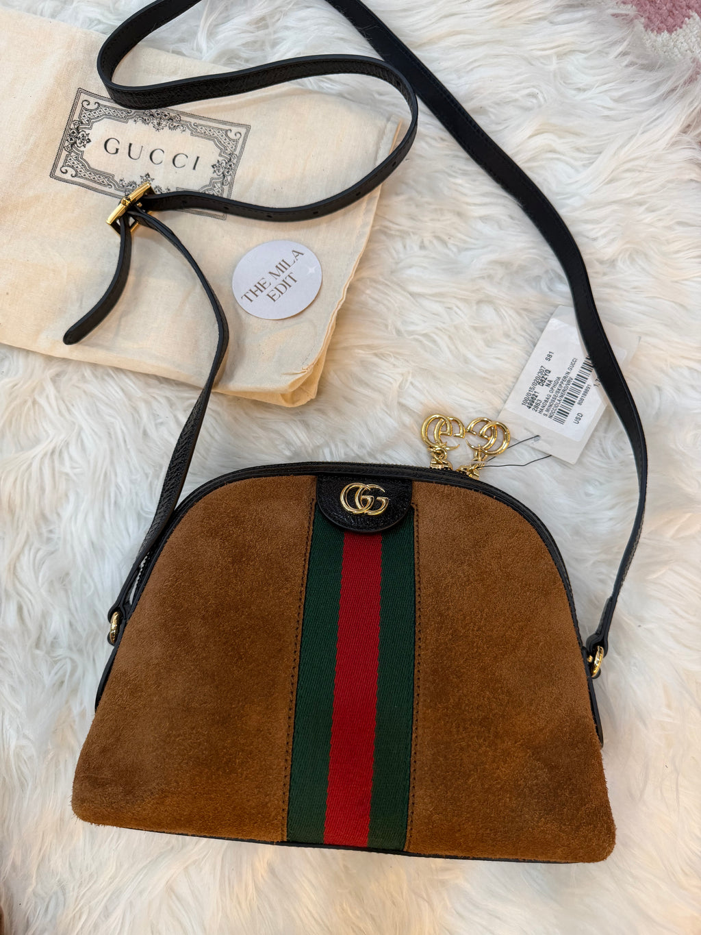 GUCCI OPHIDIA SMALL DOME SHOULDER BAG