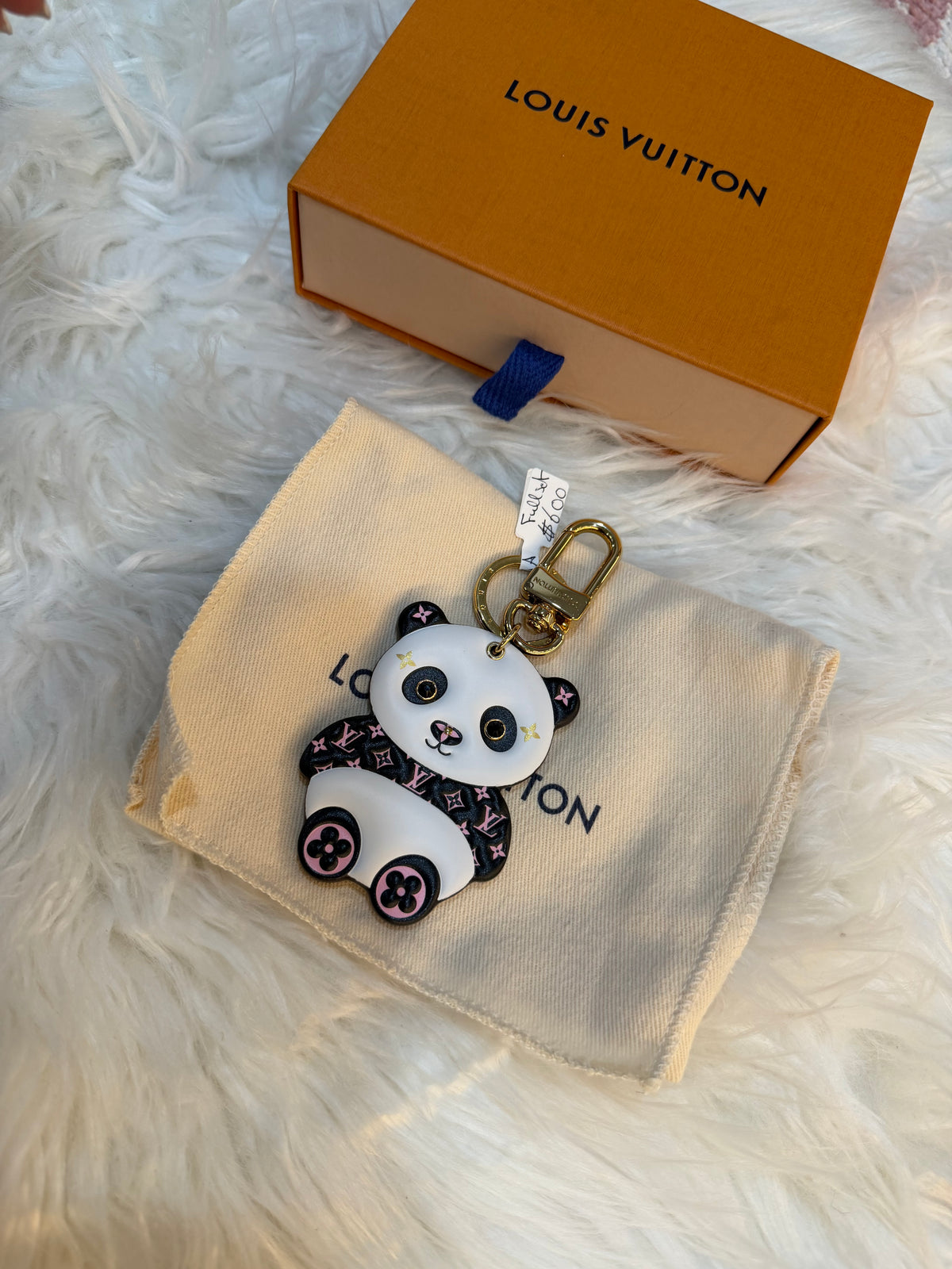 LOUIS VUITTON PANDA BAG CHARM KEY HOLDER