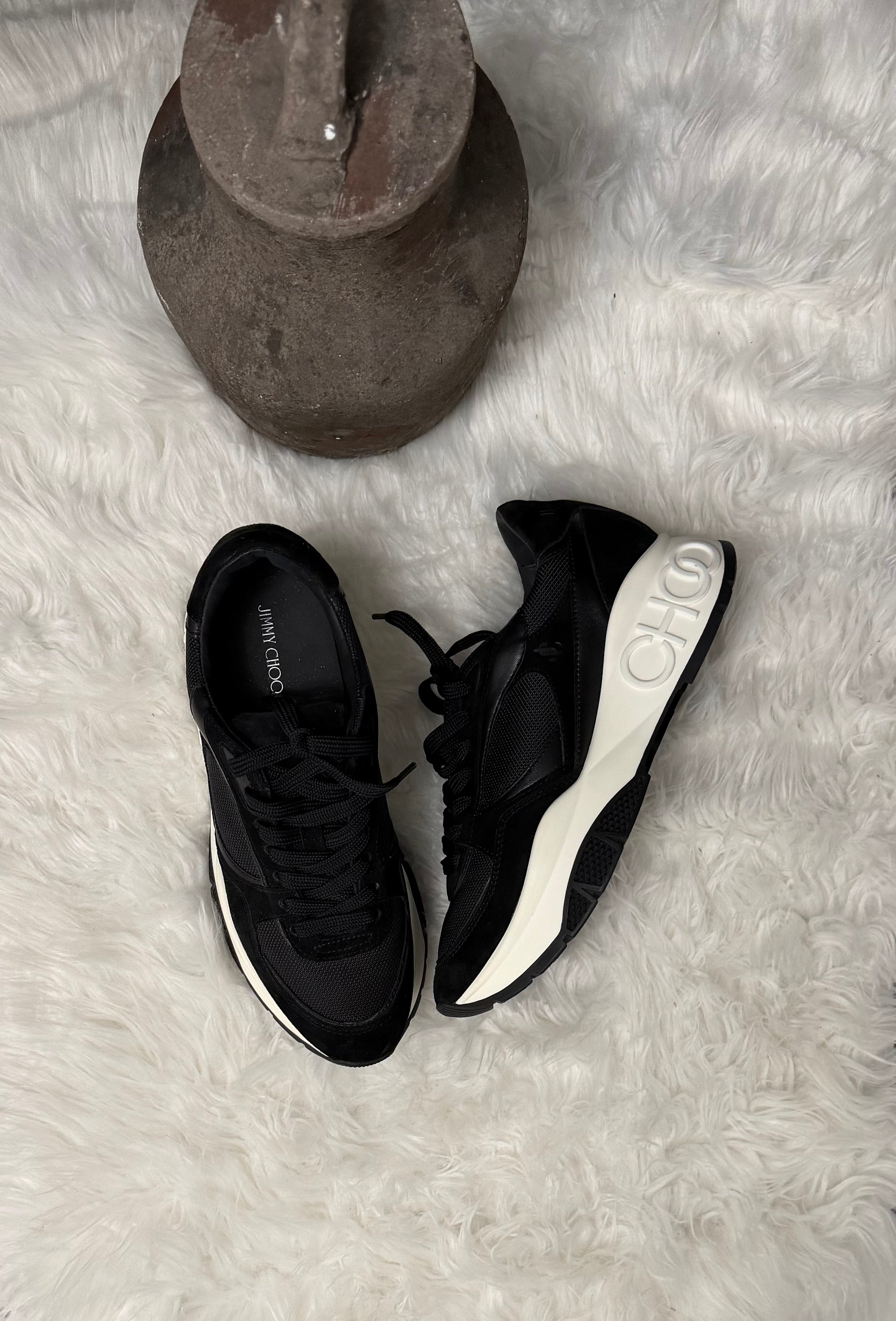 Jimmy Choo Nappa Suede Sneakers