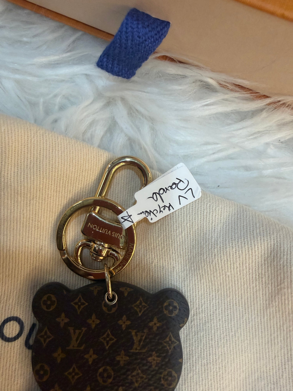 LOUIS VUITTON PANDA BAG CHARM KEY HOLDER