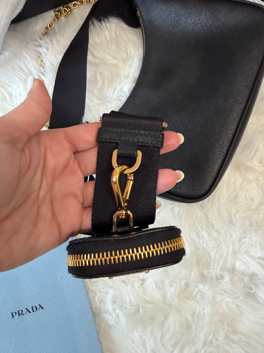 PRADA RE-EDITION SAFFIANO LEATHER BAG