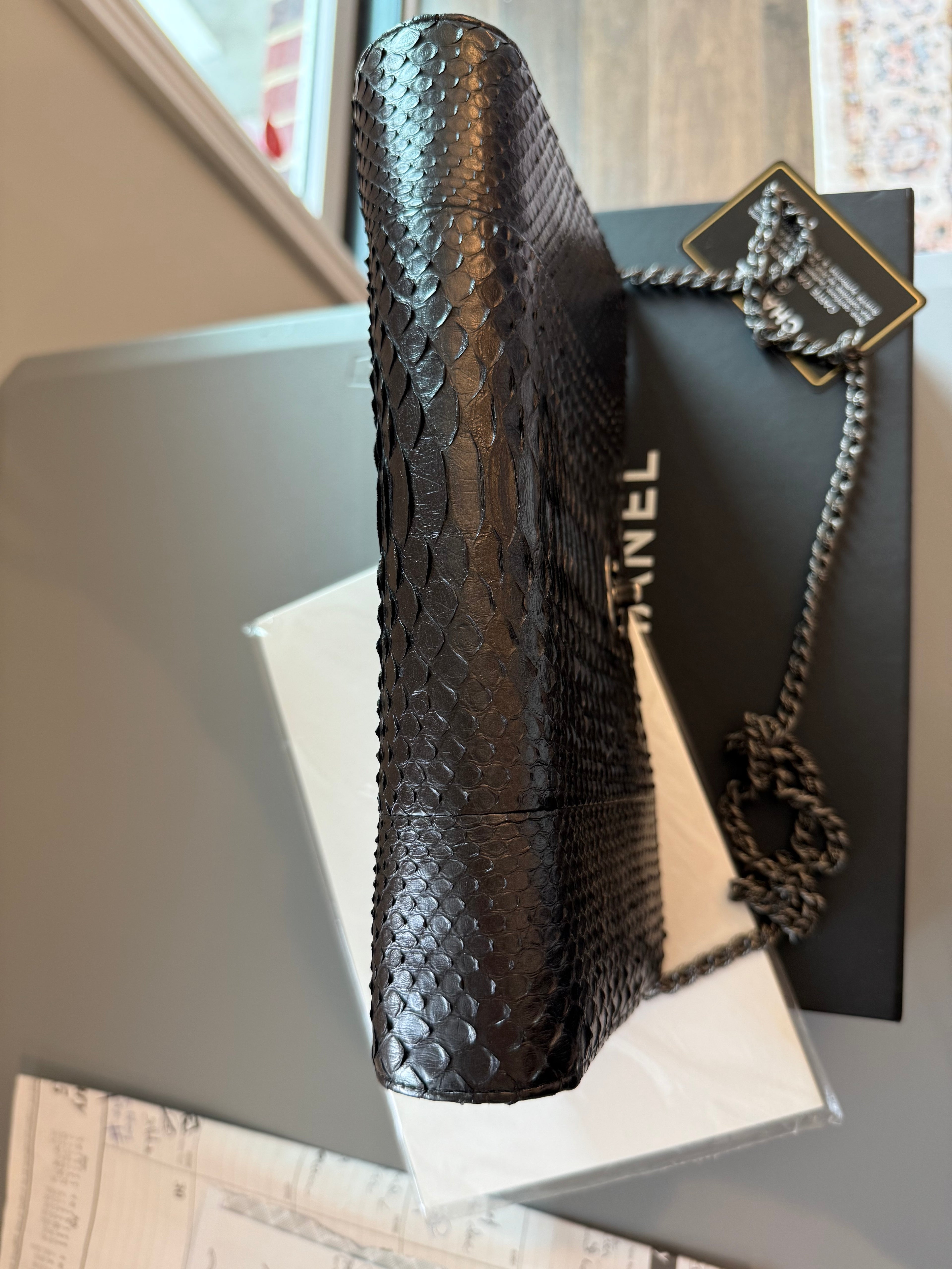 Chanel Python (Exotic) shoulder bag