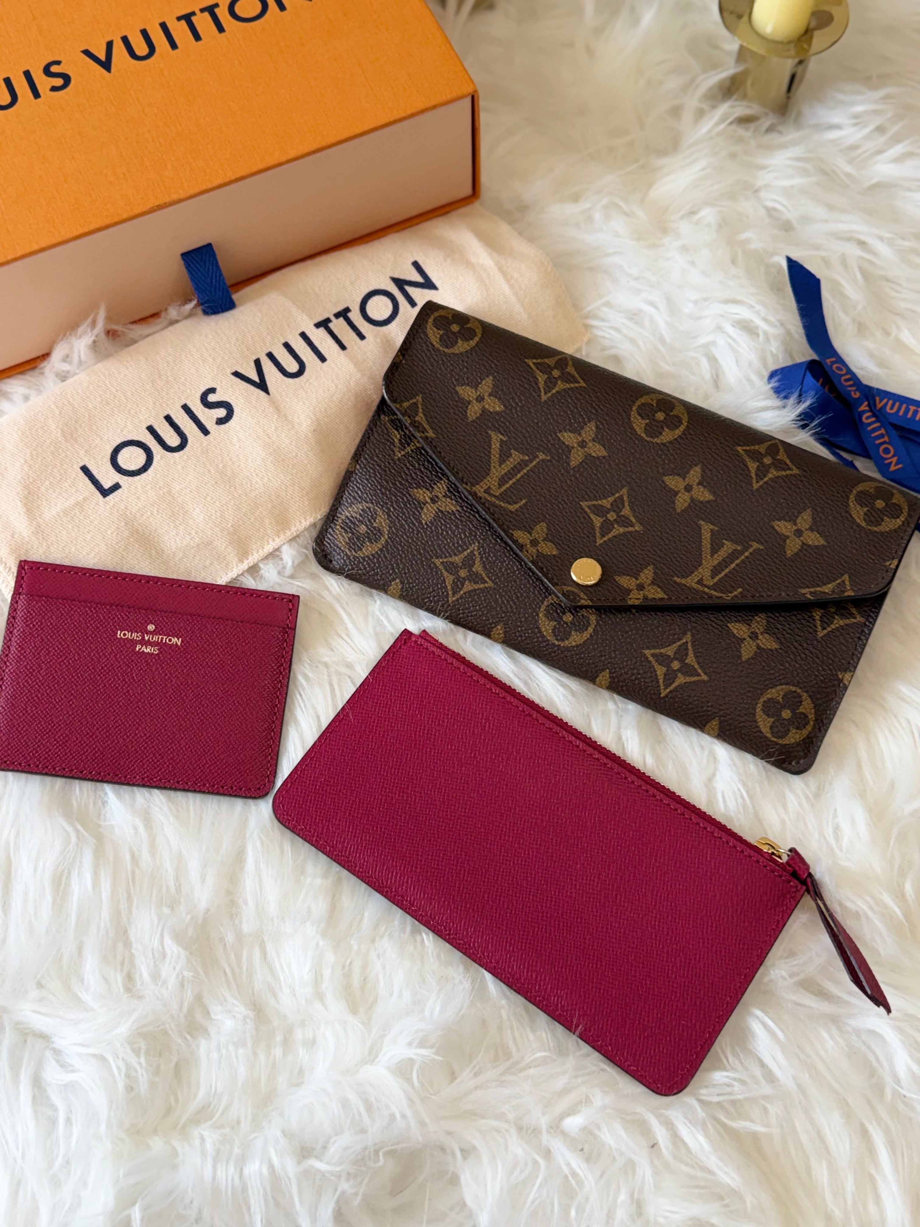 LOUIS VUITTON JEANNE WALLET IN MONOGRAM CANVAS