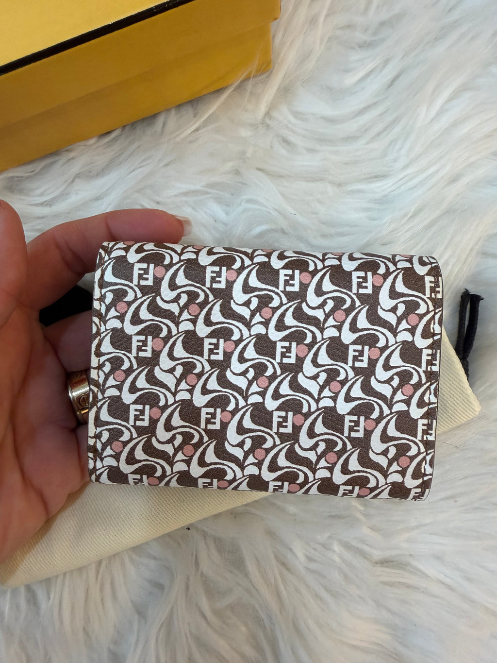 FENDI MICRO TRIFOLD SMALL WALLET