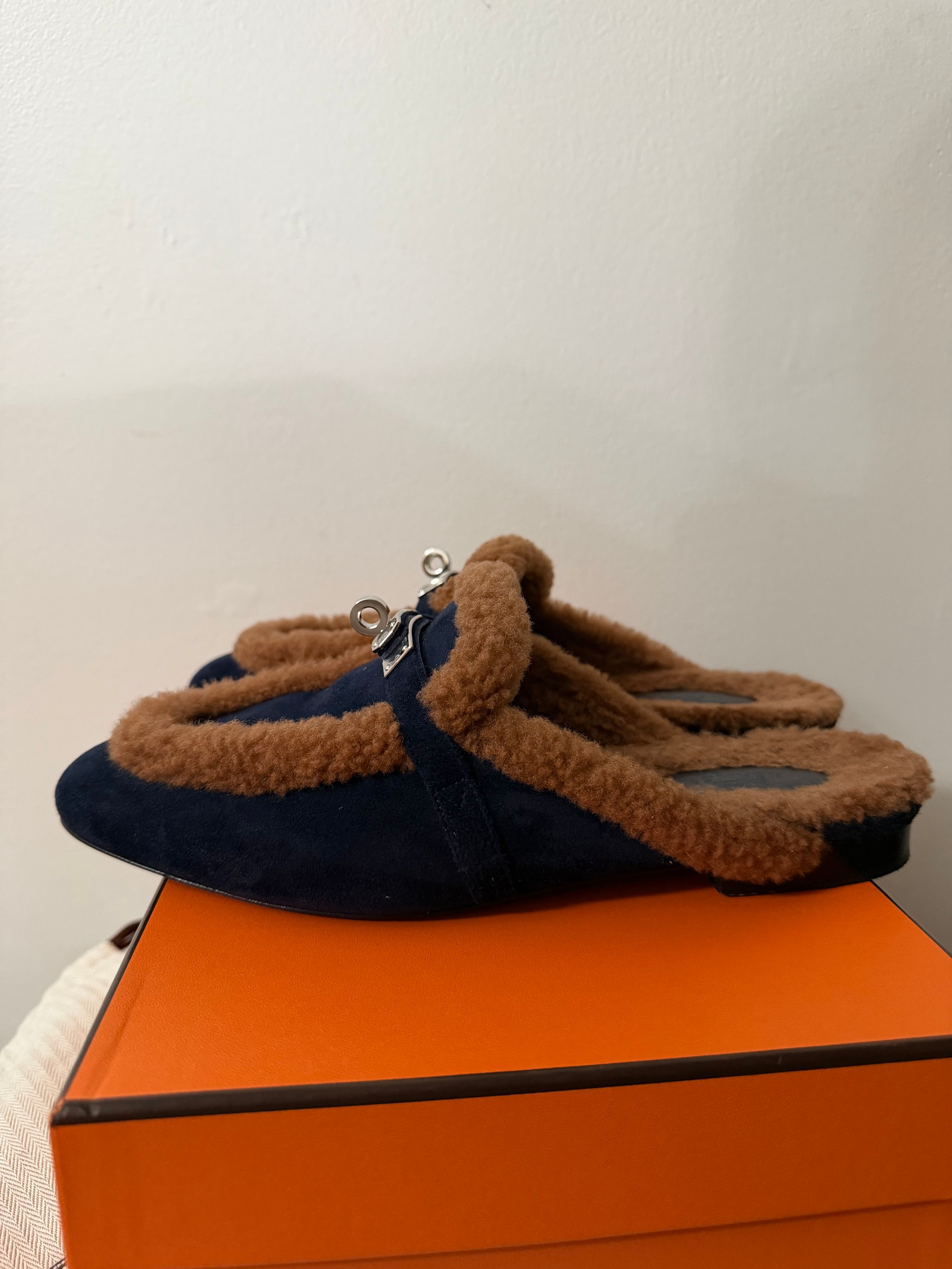 Hermes OZ MULES WITH KELLY BUCKLE