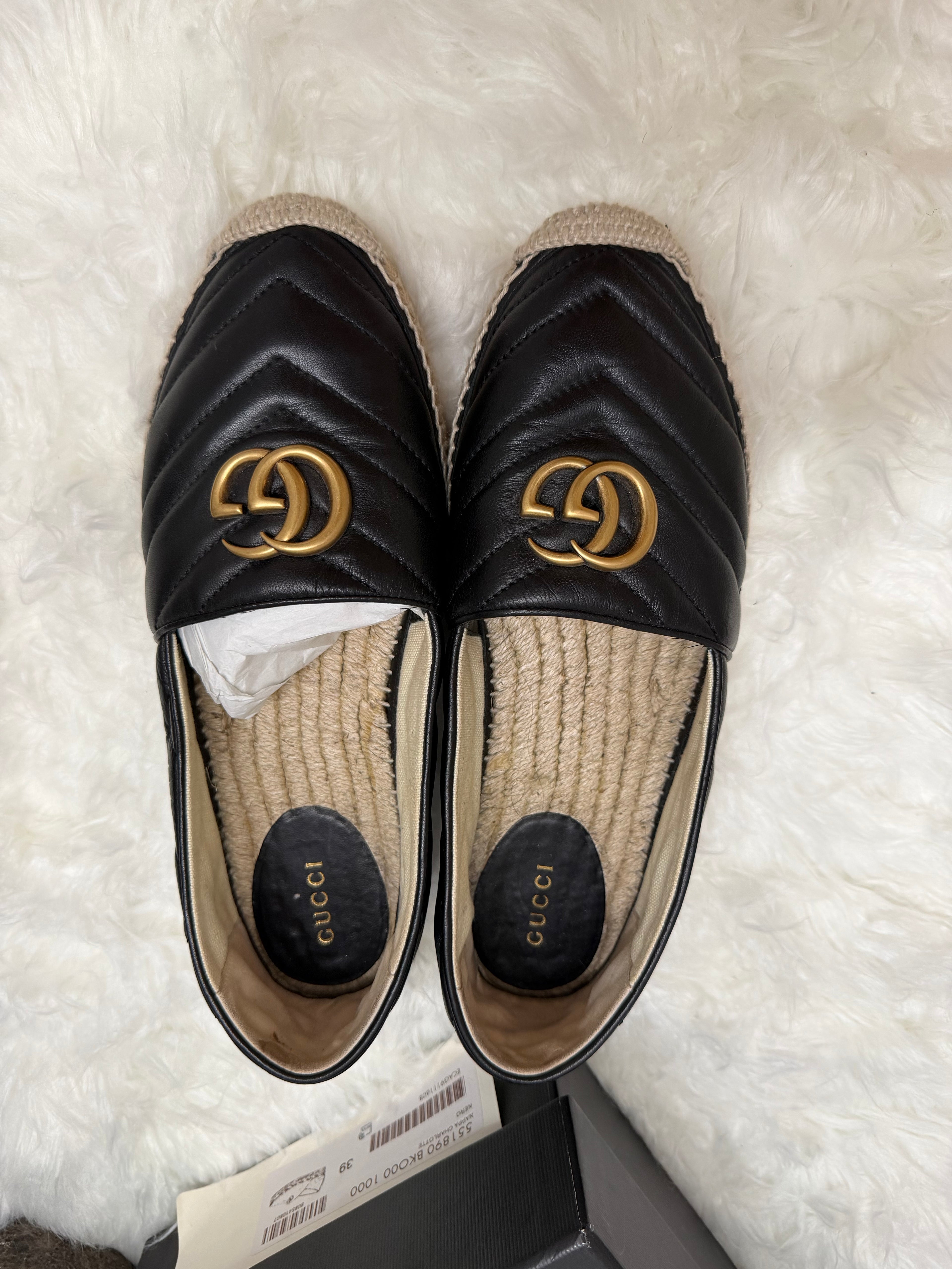 GUCCI Nappa Charlotte Mules