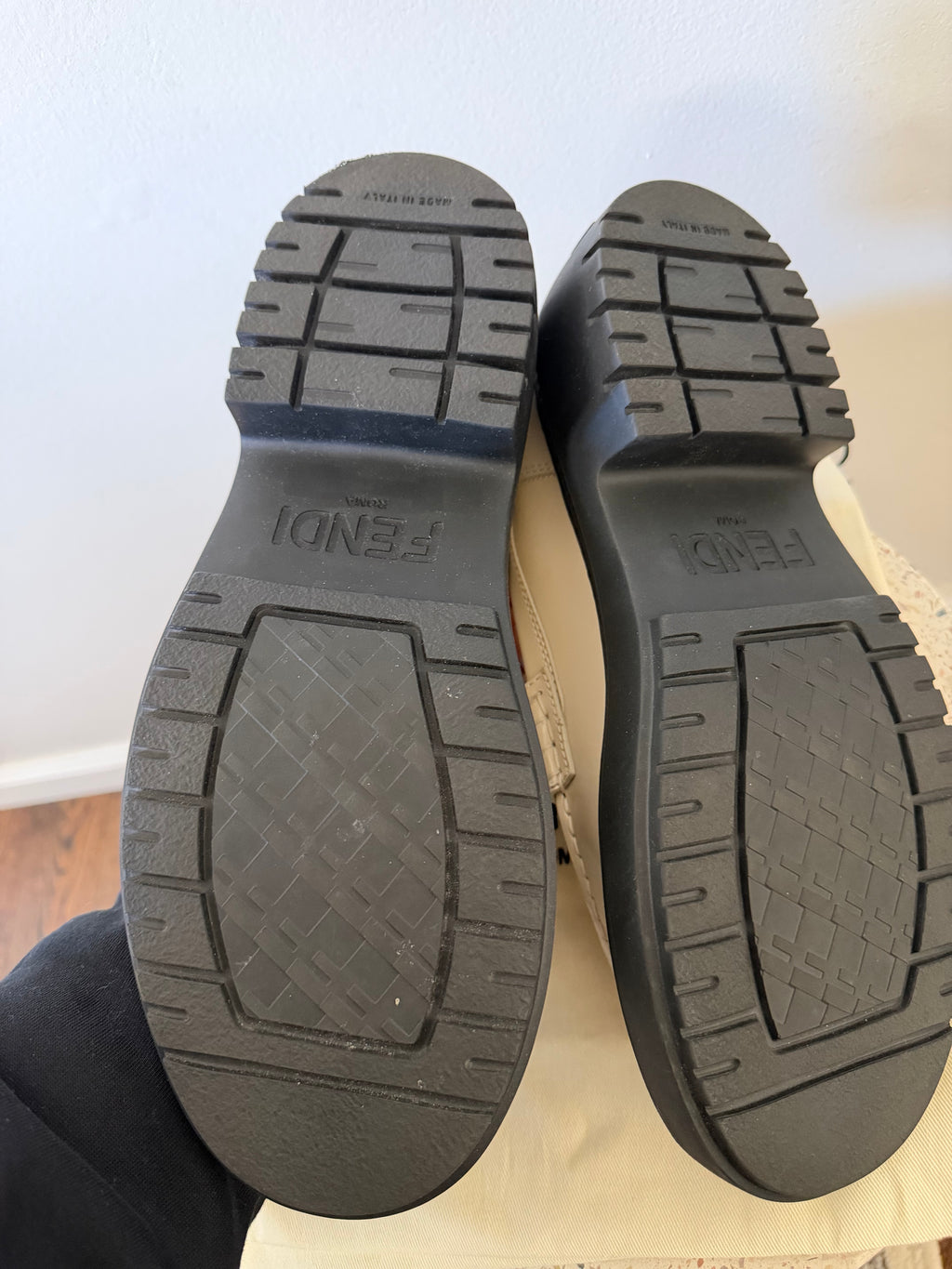 Fendi Leather Loafers