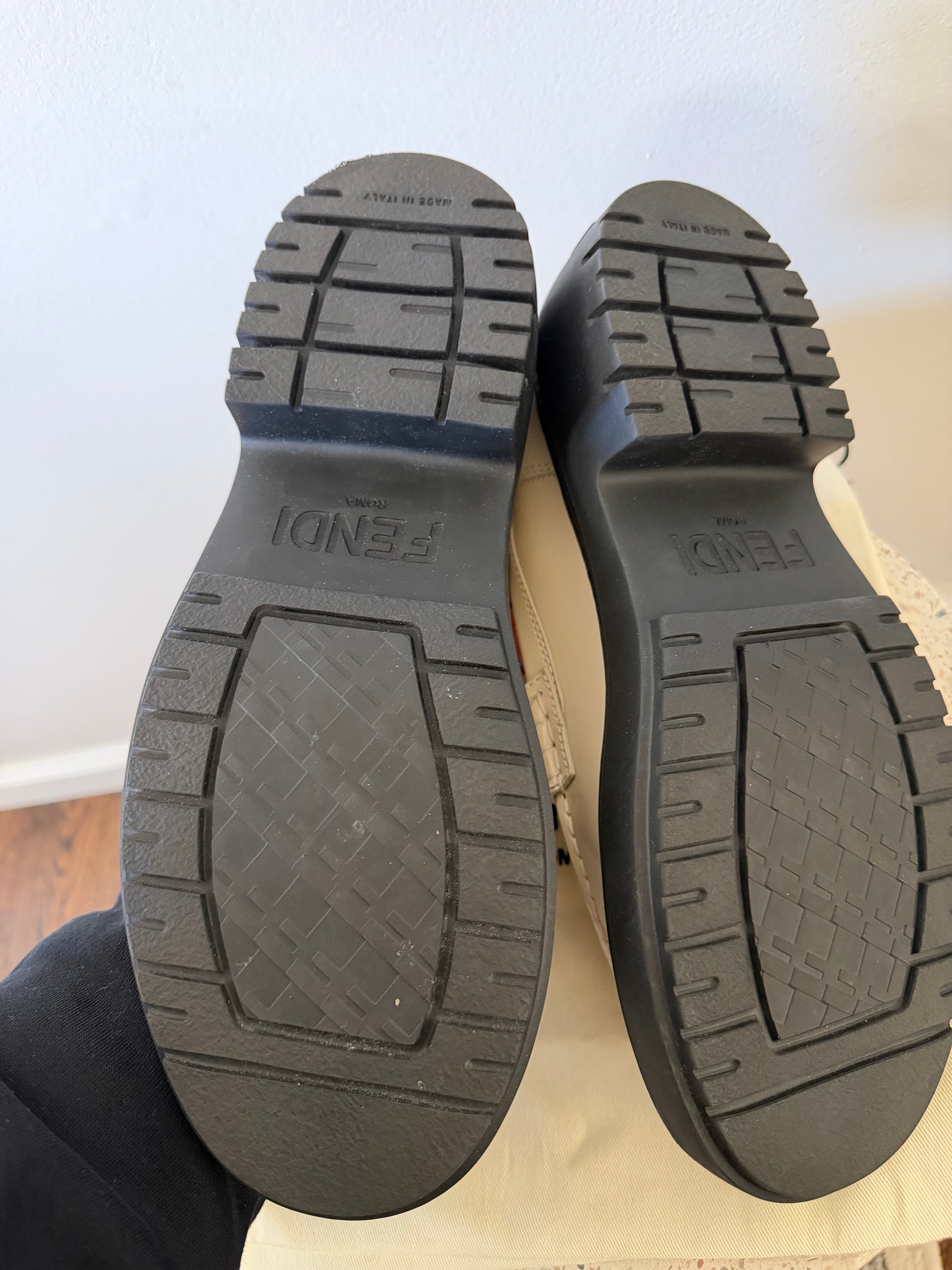 Fendi Leather Loafers