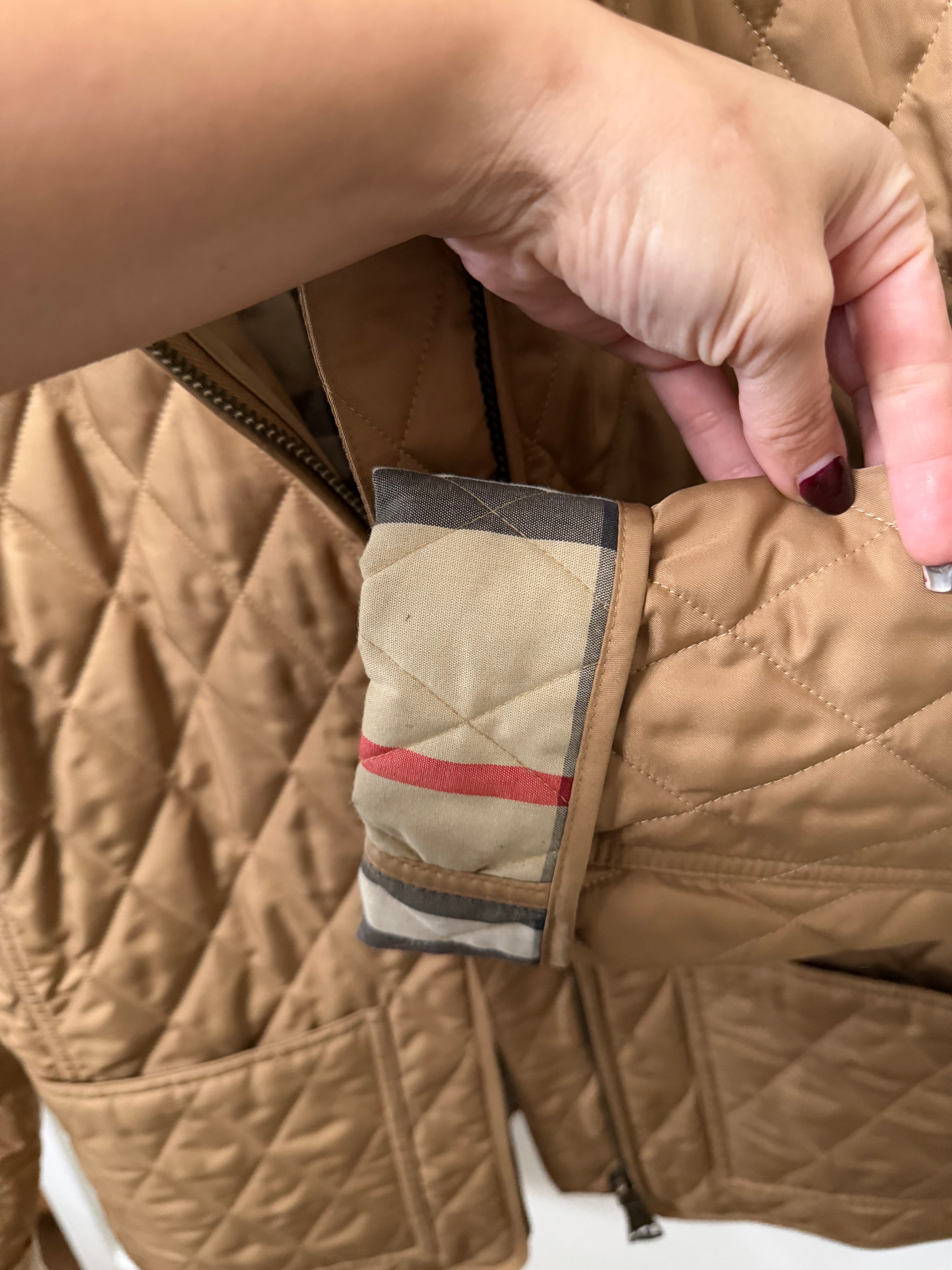 BURBERRY LADIES ZIPUP THERMAL REGULATED JACKET