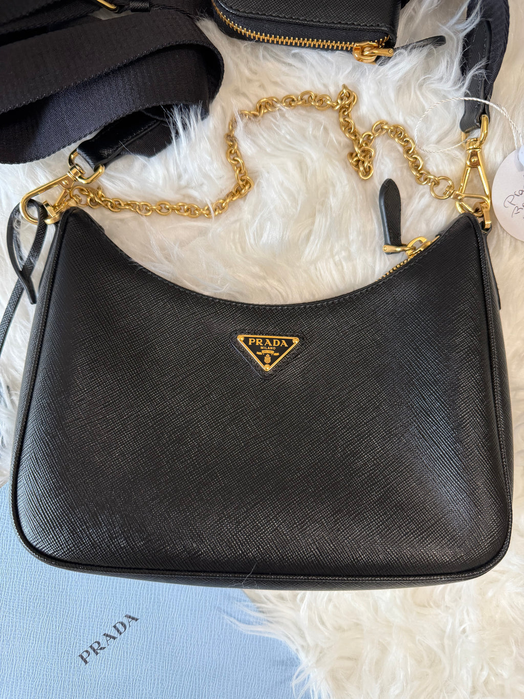 PRADA RE-EDITION SAFFIANO LEATHER BAG