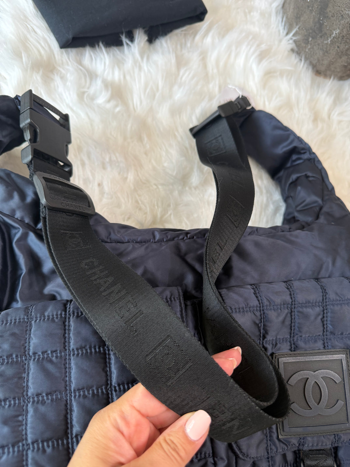 Authentic Preloved CHANEL SPORT NYLON MESSENGER BAG