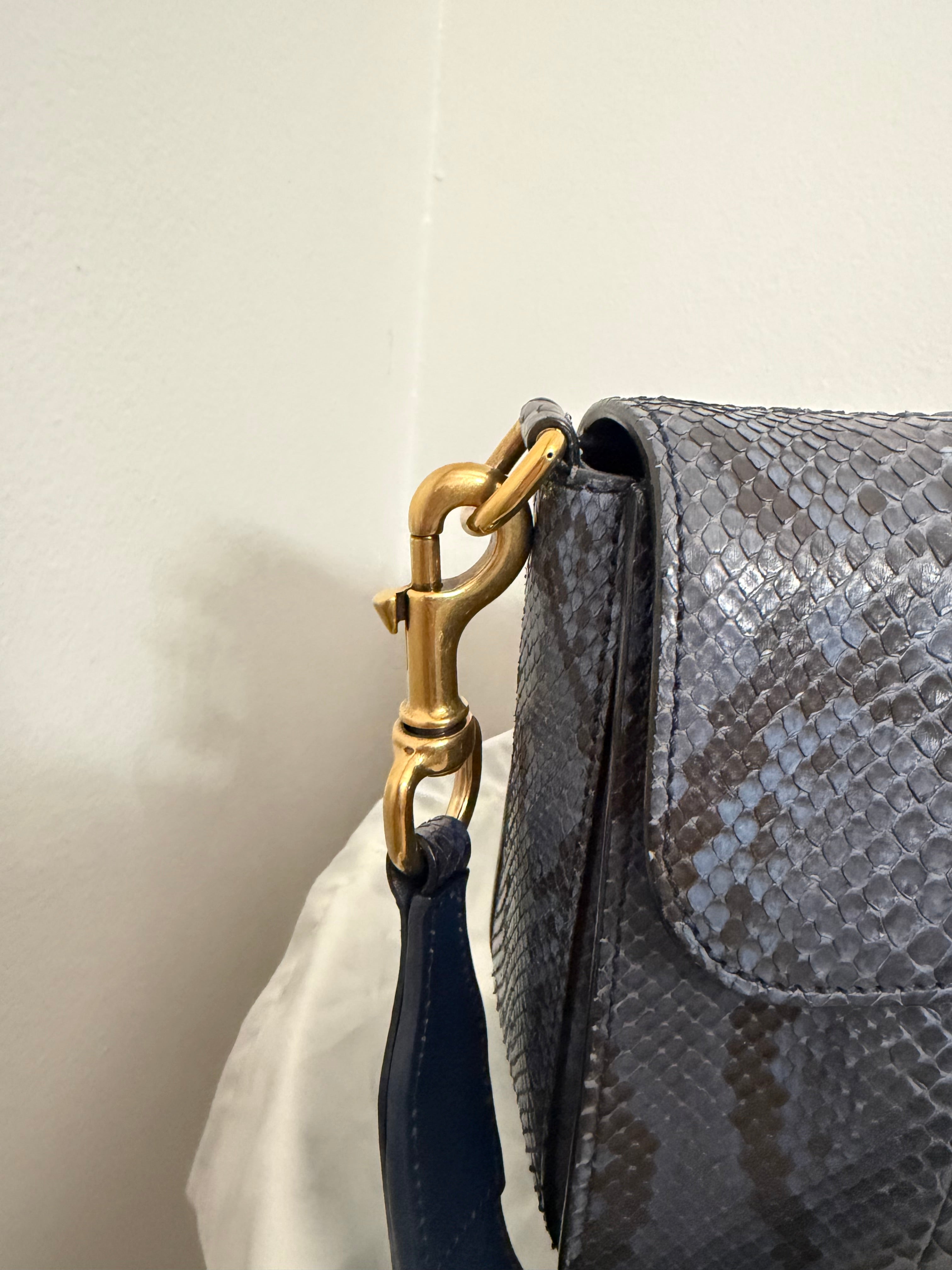 Gucci JACKIE PYTHON MEDIUM BAG