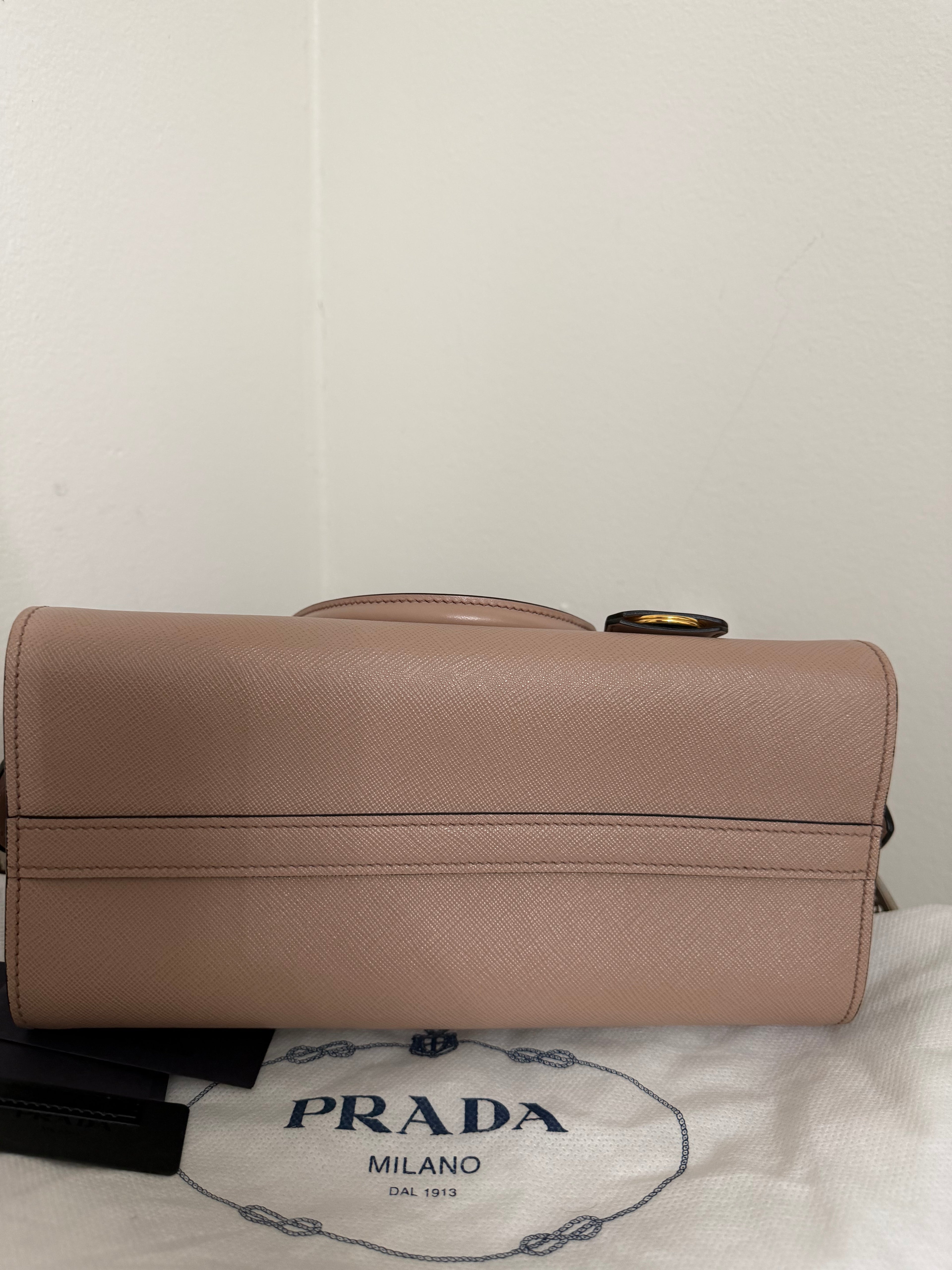 PRADA SAFFIANO SMALL LUX 2WAY HANDBAG