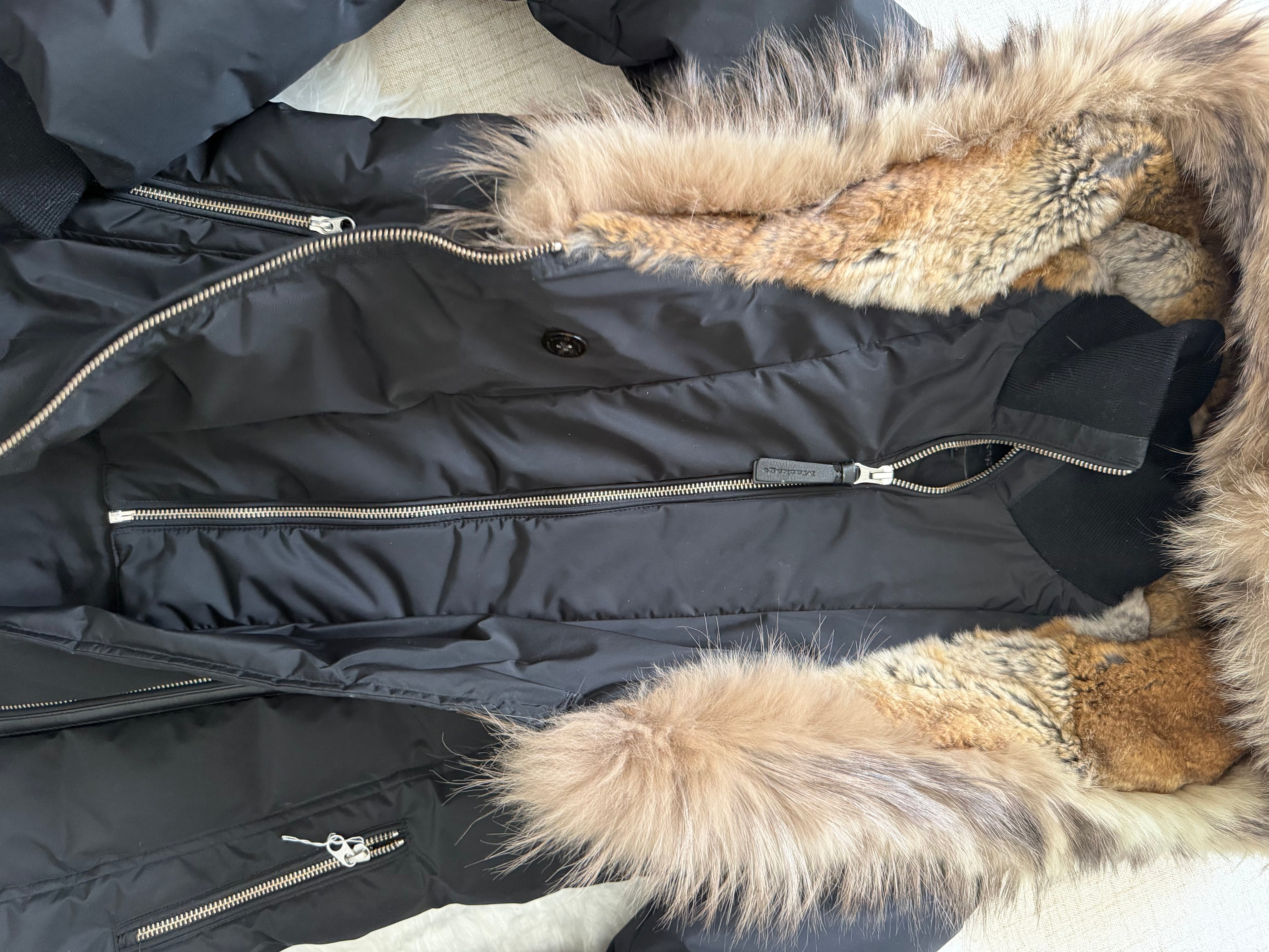 Mackage Long Coat with fur hood