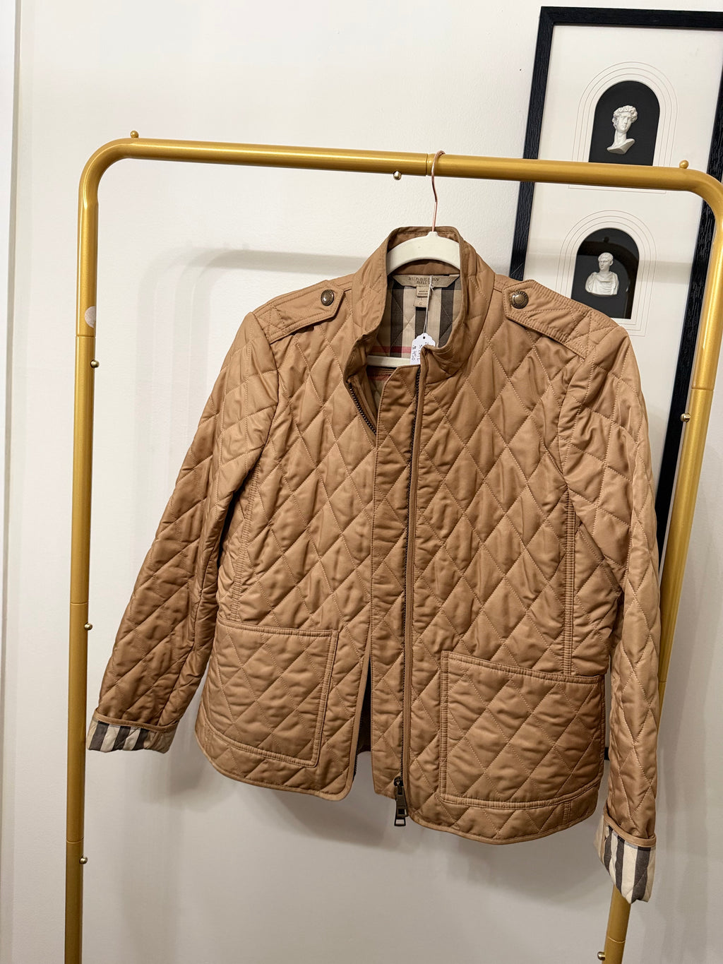 BURBERRY LADIES ZIPUP THERMAL REGULATED JACKET