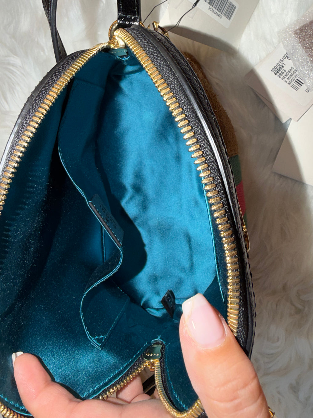 GUCCI OPHIDIA SMALL DOME SHOULDER BAG