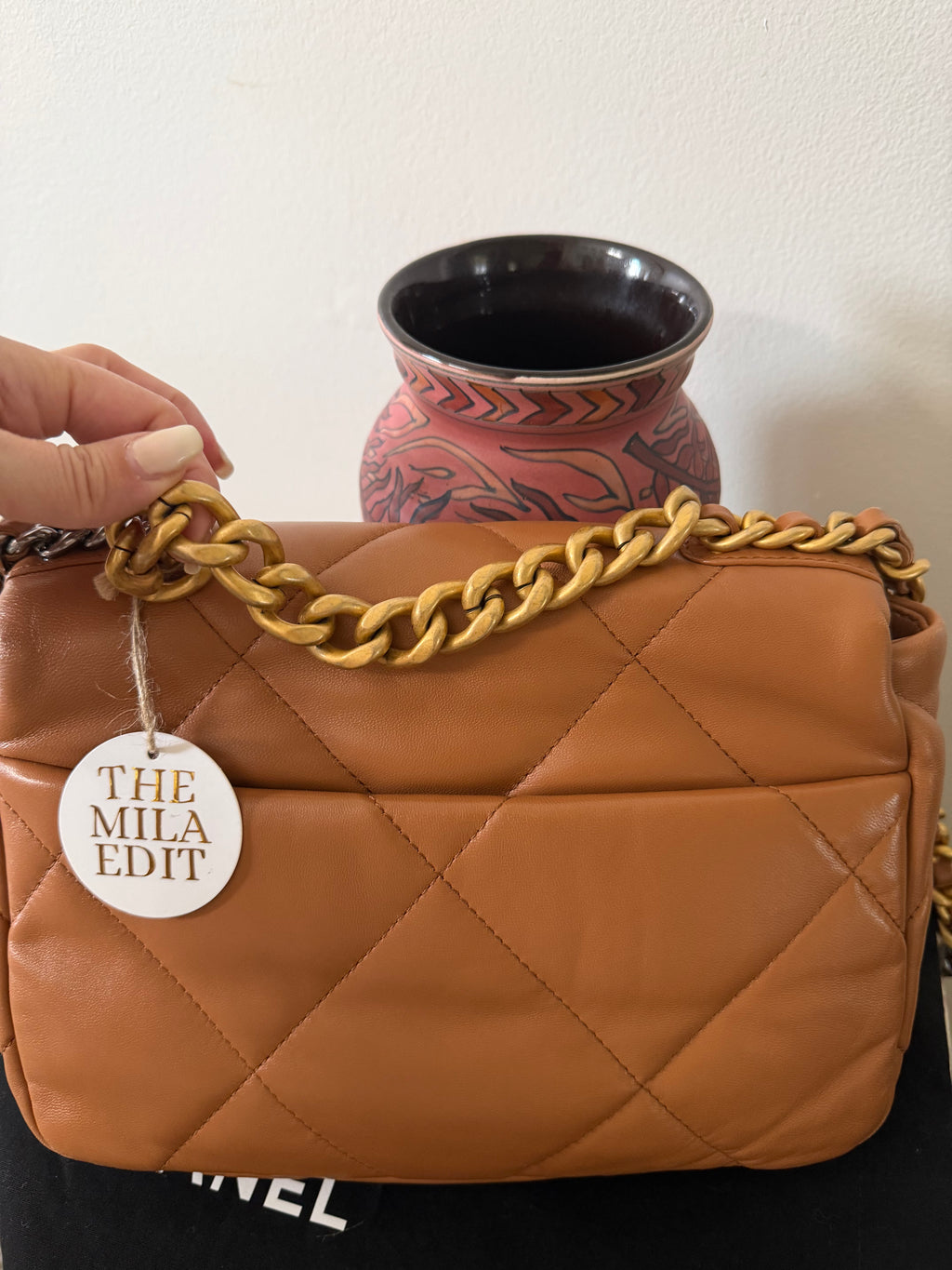 CHANEL 19 QUILTED LAMBSKIN BAG