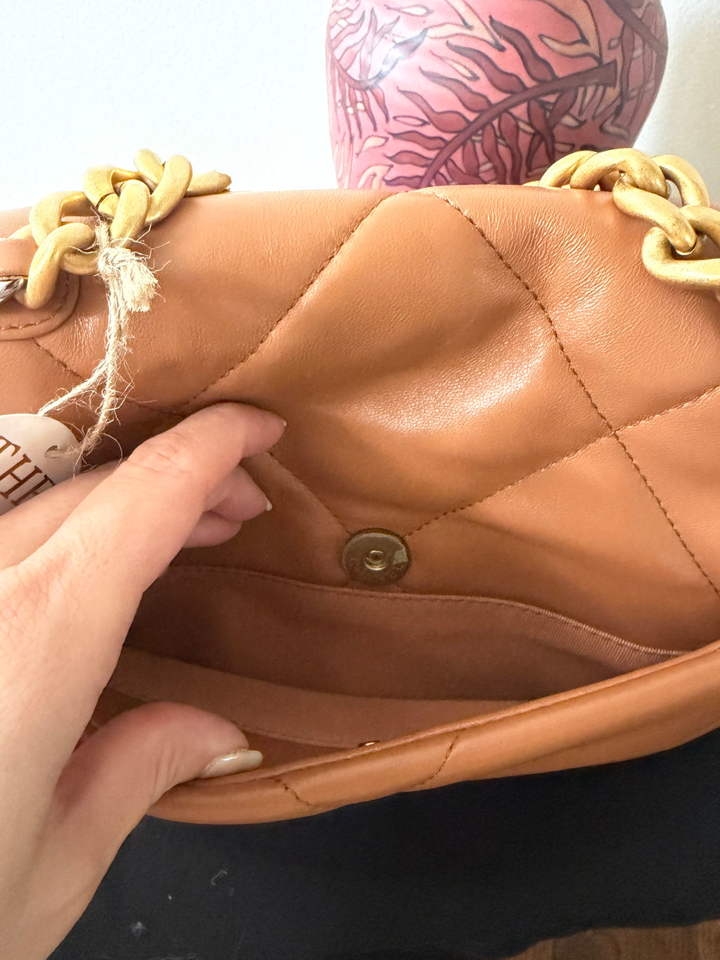 CHANEL 19 QUILTED LAMBSKIN BAG