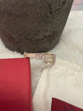 Valentino Strass V-Logo Signature Leather Bracelet
