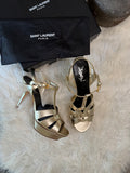 SAINT LAURENT TRIBUTE PLATFORM SANDALS