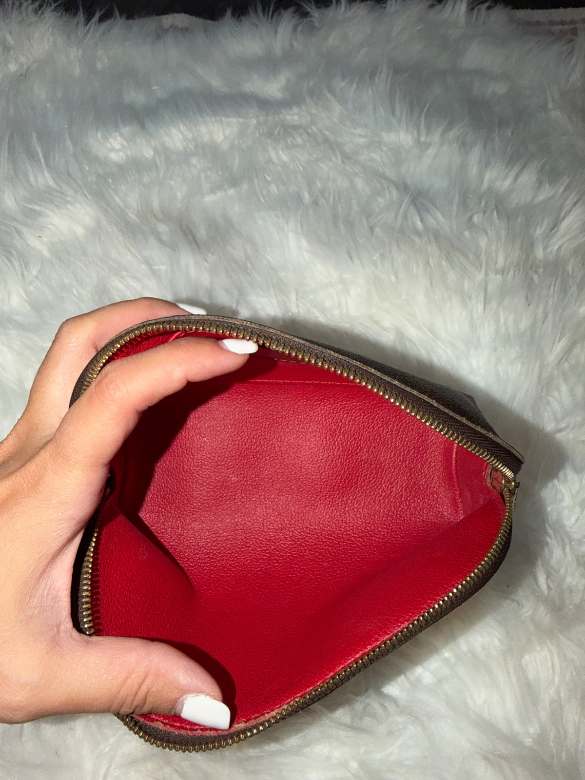 LOUIS VUITTON DAMIER EBENE COSMETIC POUCH