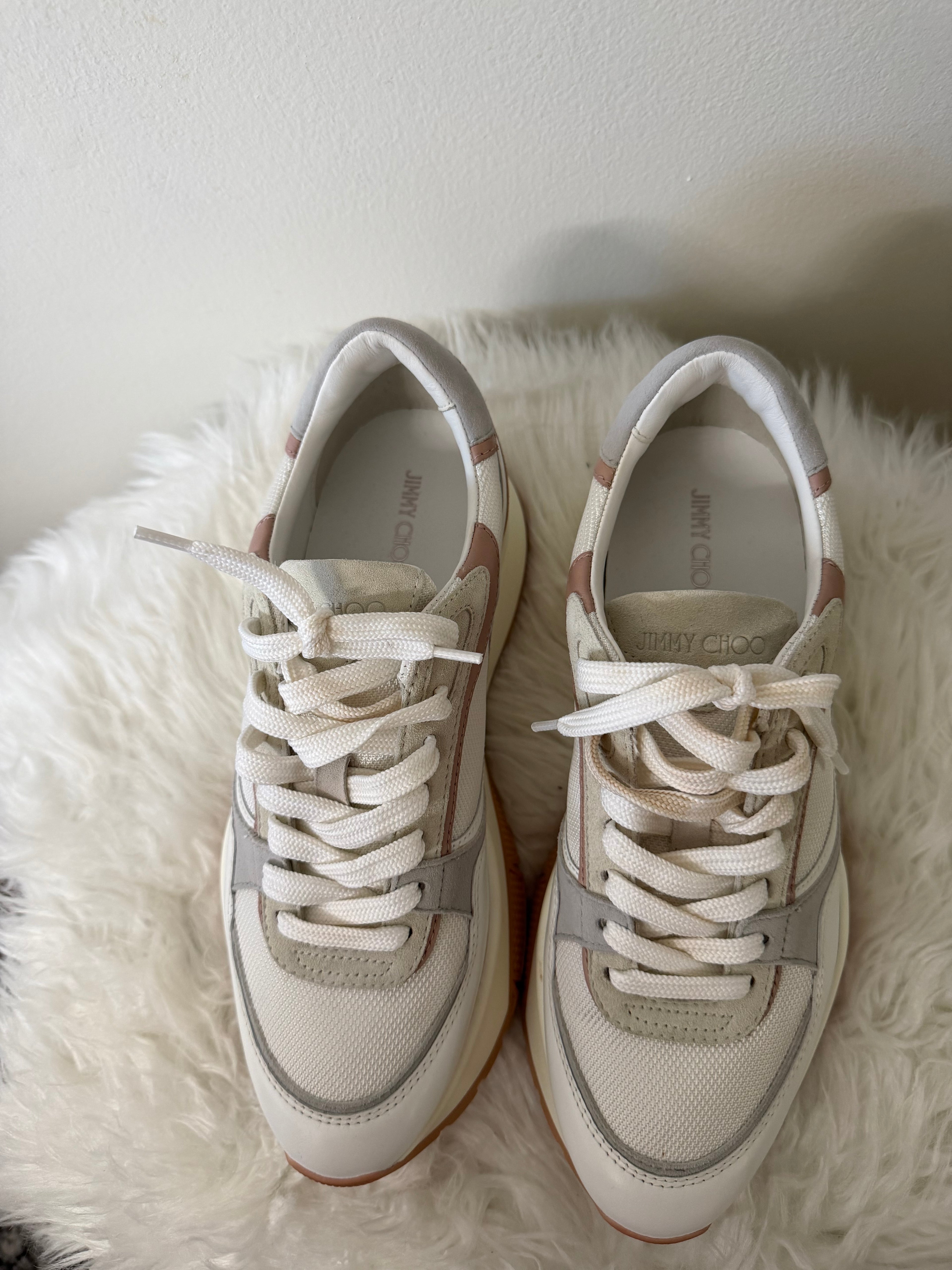 Jimmy Choo Nappa Suede Sneakers