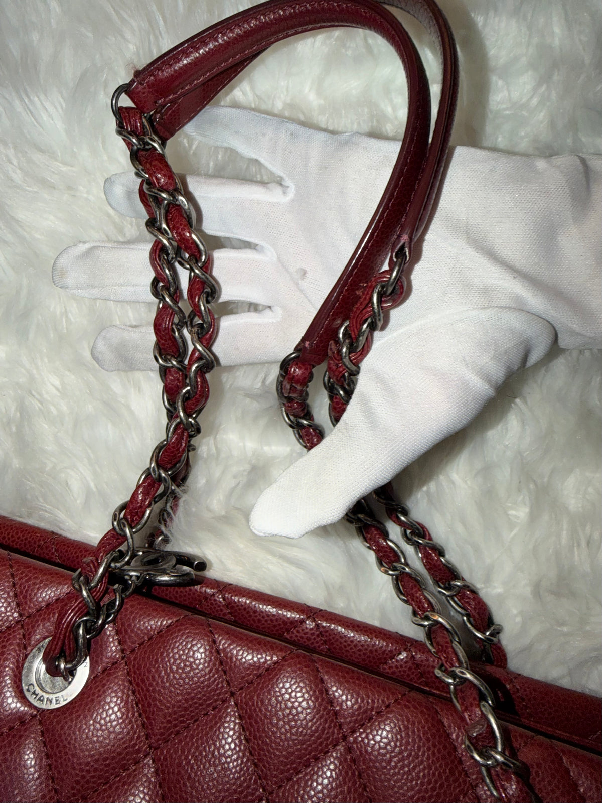 CHANEL CITY SHOPPING TOTE IN CAVIAR