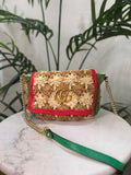 Gucci Marmont Small Bag Raffia Shoulder Bag/Crossbody