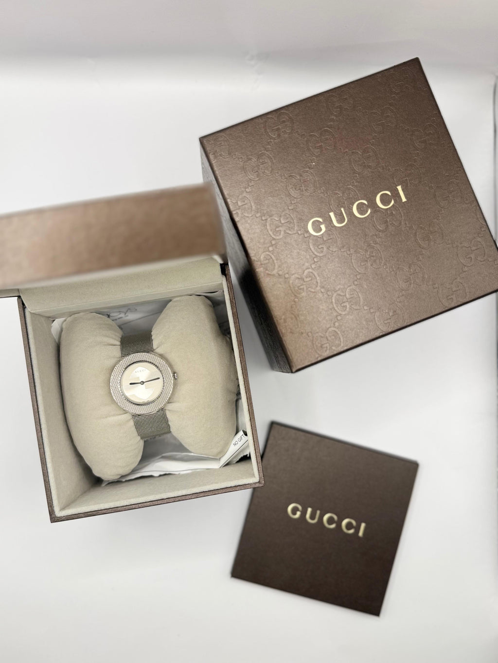 Gucci U-Play Watch Mesh Strap, 35 mm