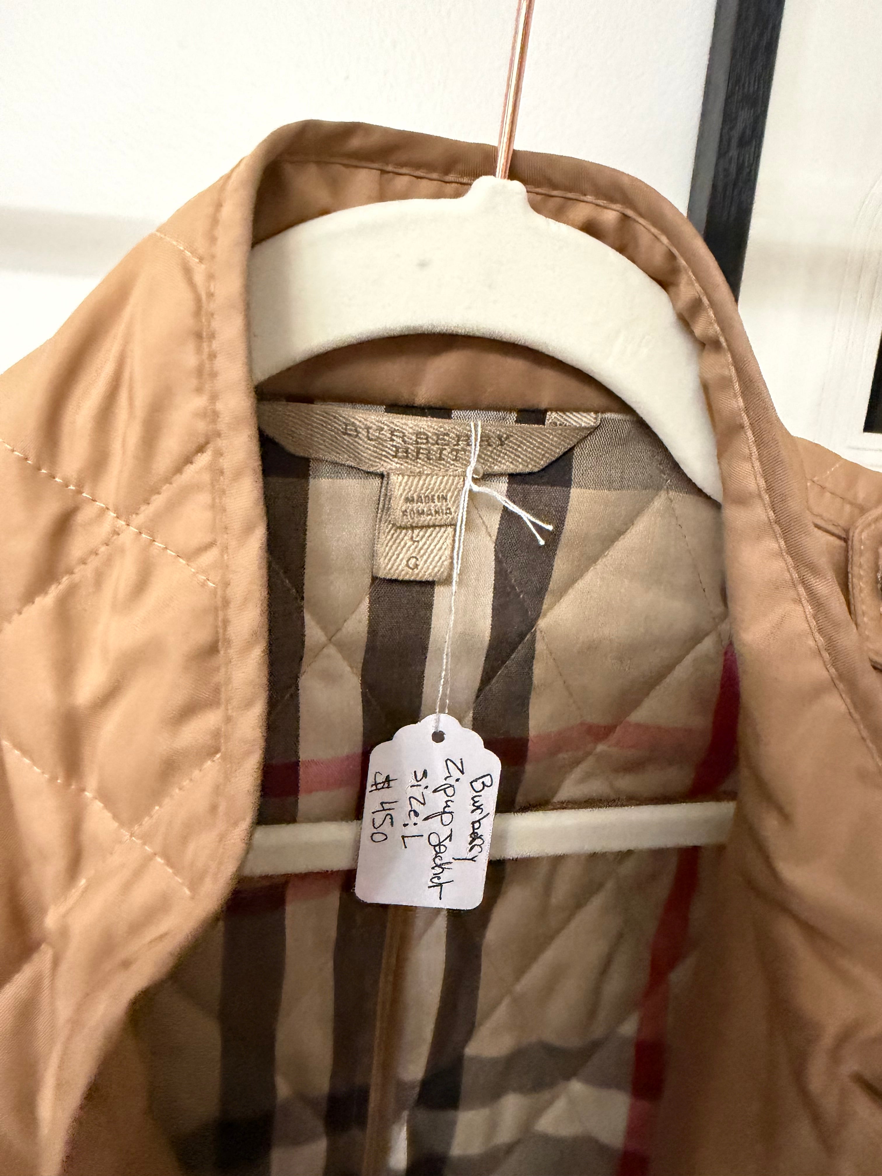 BURBERRY LADIES ZIPUP THERMAL REGULATED JACKET
