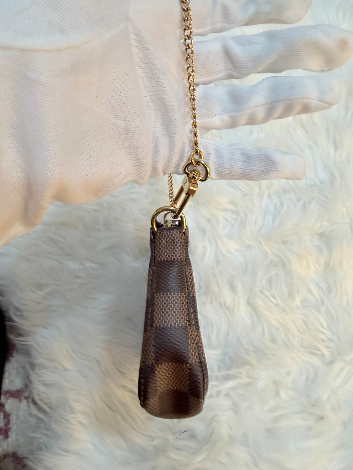 LOUIS VUITTON MINI POCHETTE DAMIER EBENE