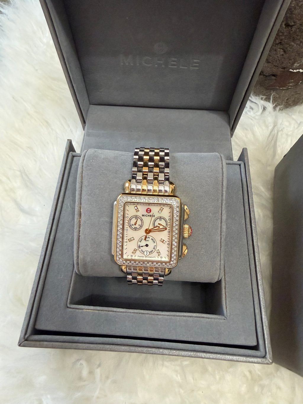 MICHELE DECO DIAMOND WATCH