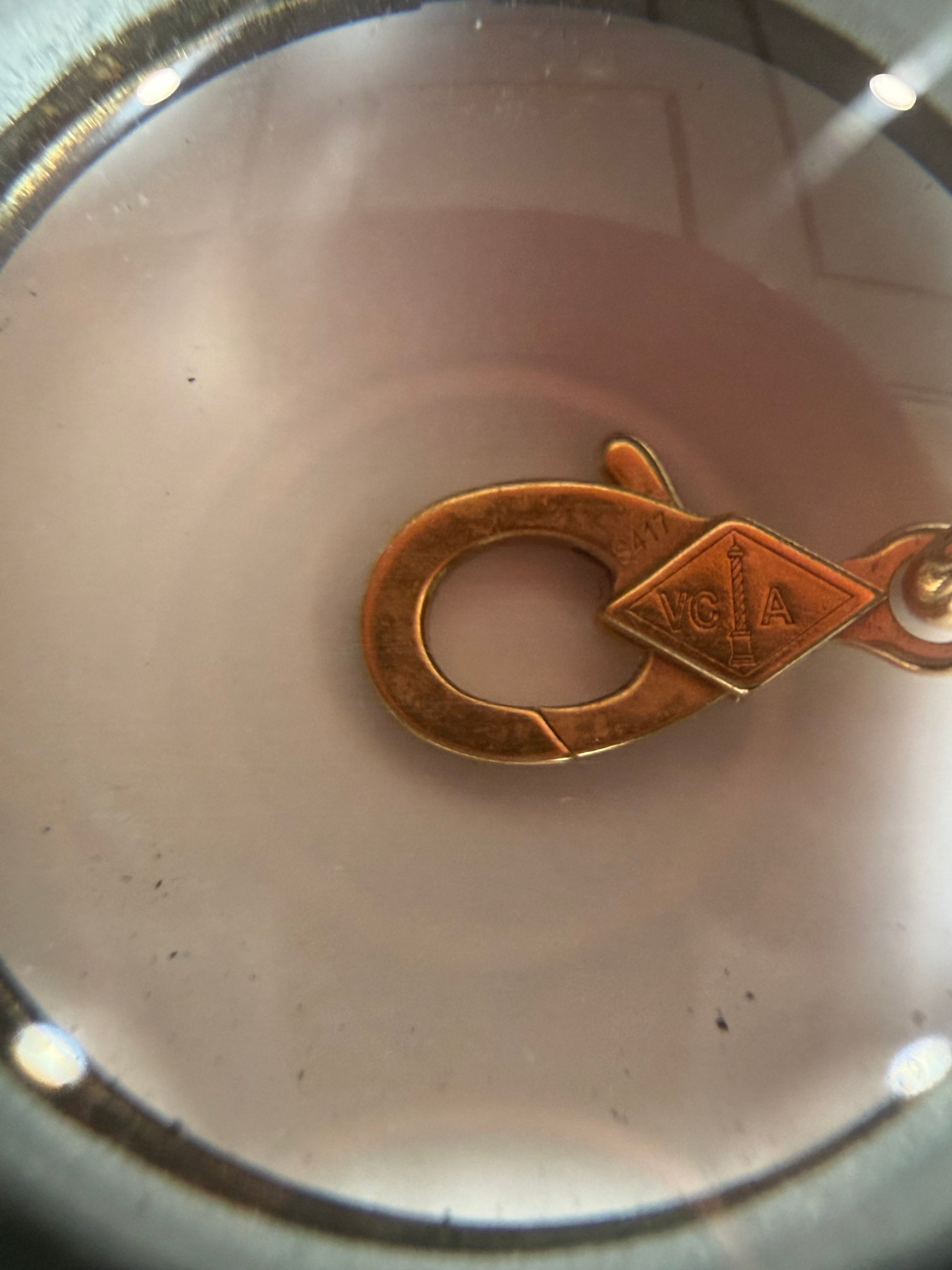 Van Cleef & Arpels 5 Motif Alhambra Carnelian