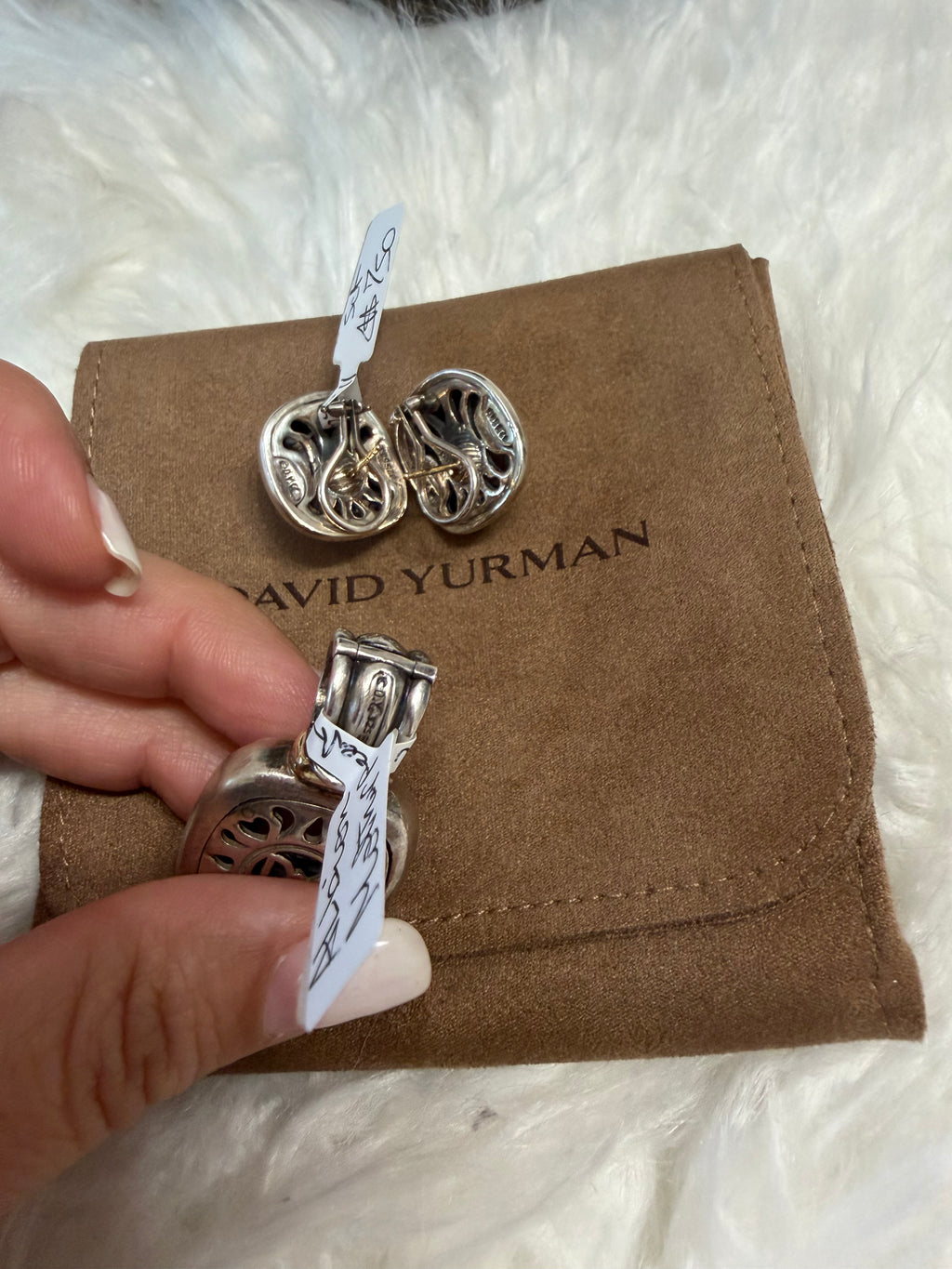 DAVID YURMAN ALBION JEWLERY PENDANT, NECKLACE AND EARRINGS (3 PIECE SET)