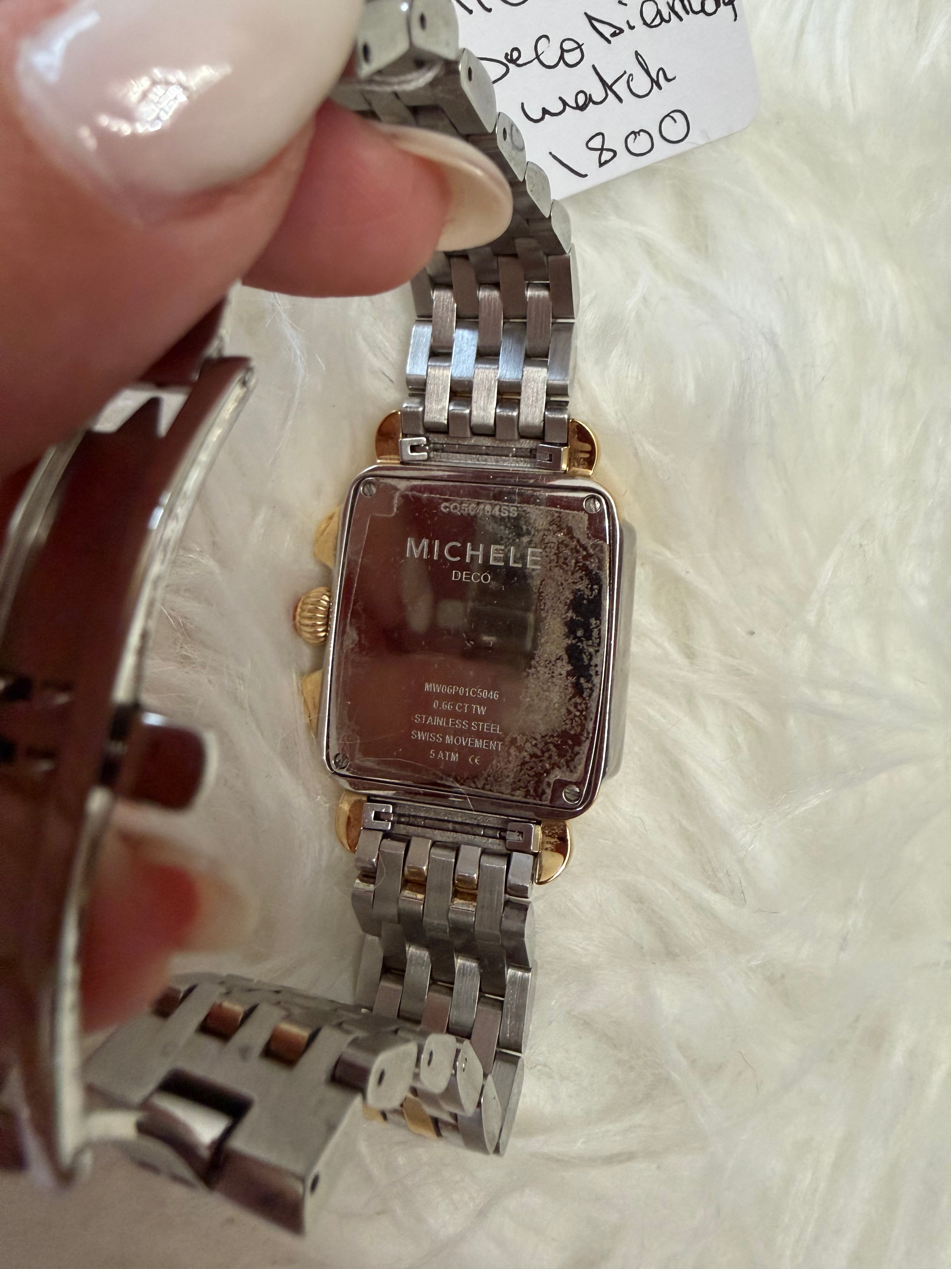 MICHELE DECO DIAMOND WATCH